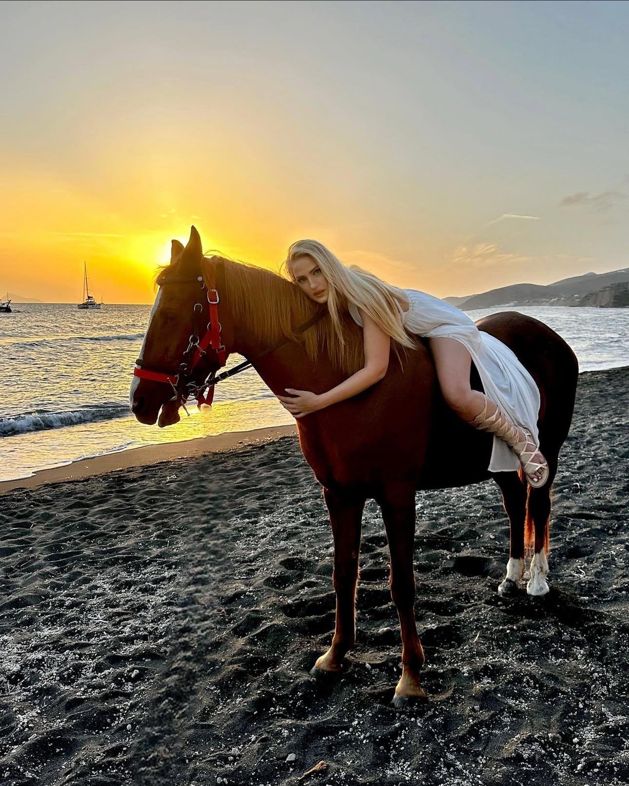Santorini Horseback Riding Beach Adventure