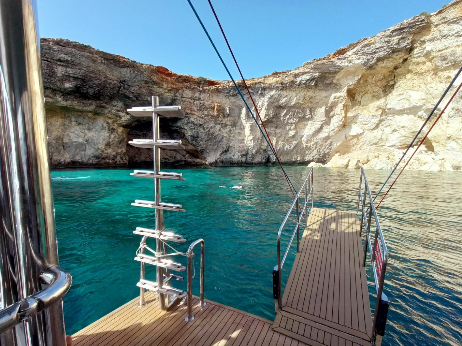 Comino 3-Bay Cruise: Blue Lagoon, Crystal Lagoon & Halfa Rock
