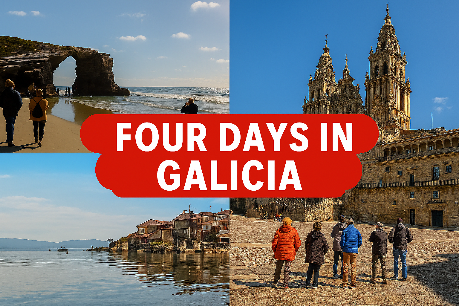 4-Day Galicia Discovery: Finisterre, Rías Baixas & Cathedrals Beach