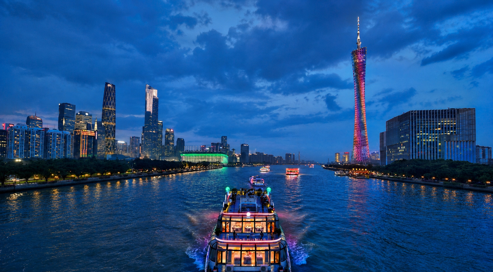 Guangzhou Evening: Cantonese Cuisine, River Cruise & Craft Beer