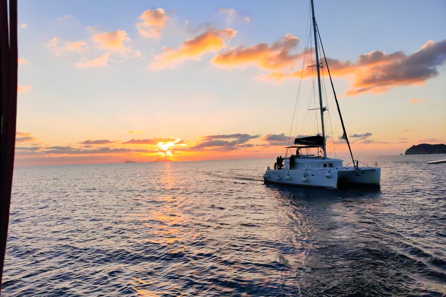Santorini Winter Caldera Sailing with Sunset & Hot Springs