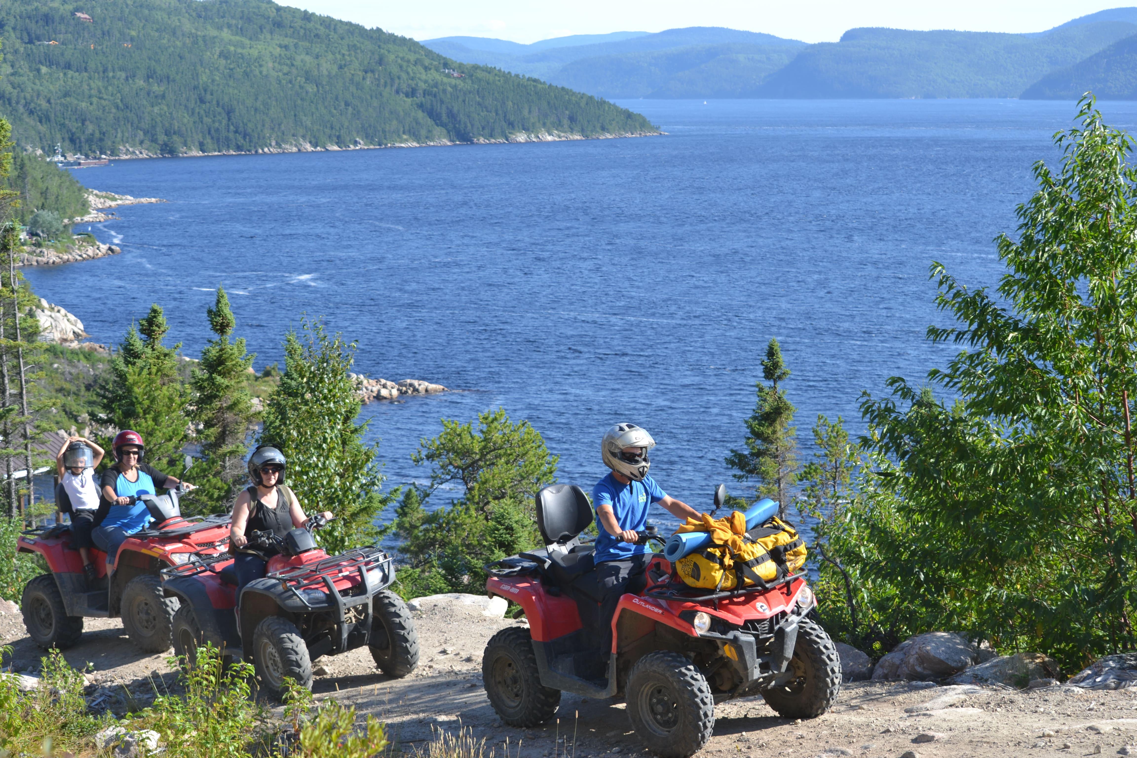 Tadoussac ATV Quad Tour Through the Saguenay Fjord