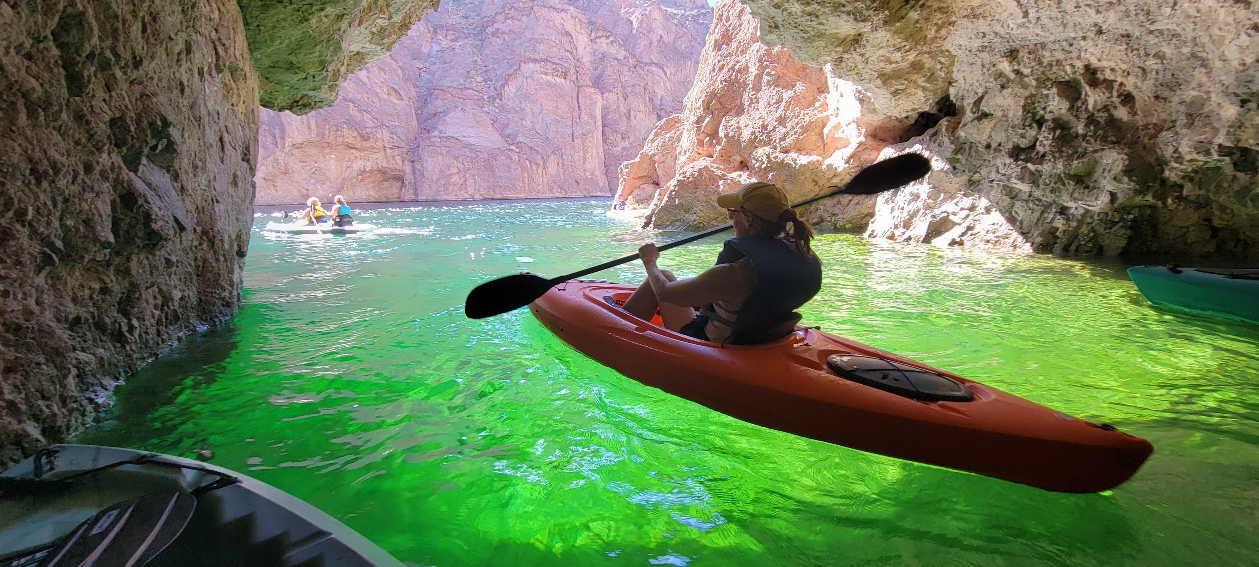 Emerald Cave Kayak Tour from Las Vegas with Hotel Pickup