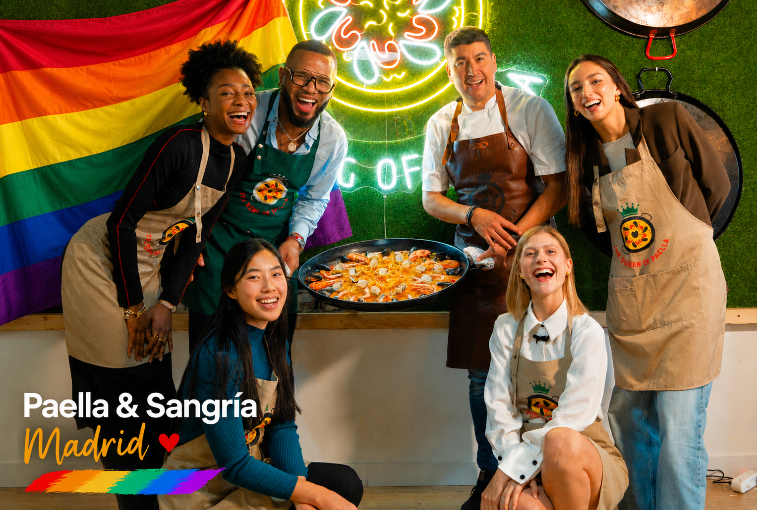 cooking class in Madrid — Madrid: Paella & Sangria Classes – Seafood, Chicken or Vegan - 2026 (Verified Reviews)