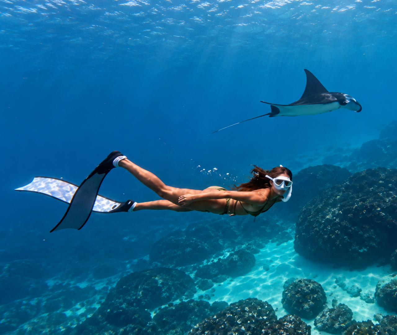 Manta Bay Snorkeling Adventure with 4 Reef Stops