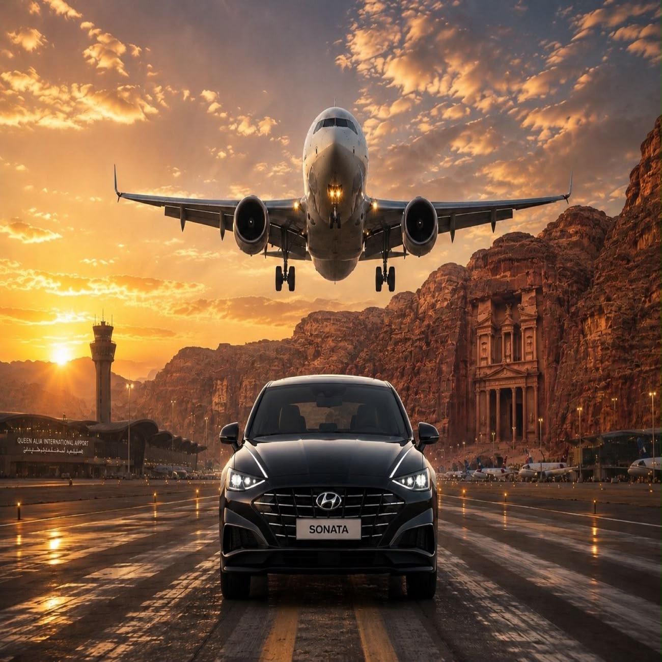 Private Airport Transfer: Queen Alia to Petra