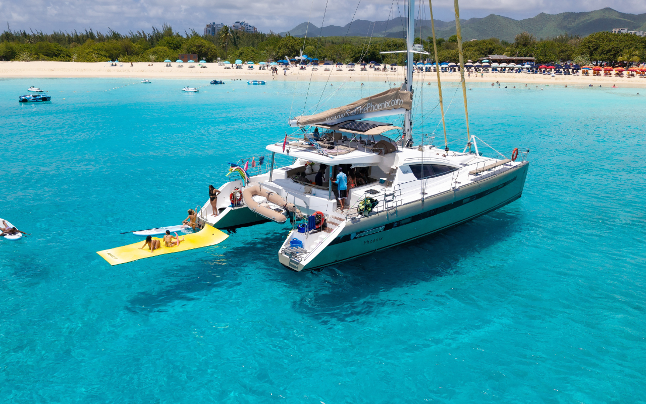 Excursión de un día en catamarán de lujo por Sint Maarten