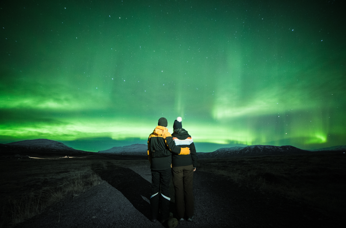 Reykjavik Northern Lights Minibus Hunt with Hot Cocoa