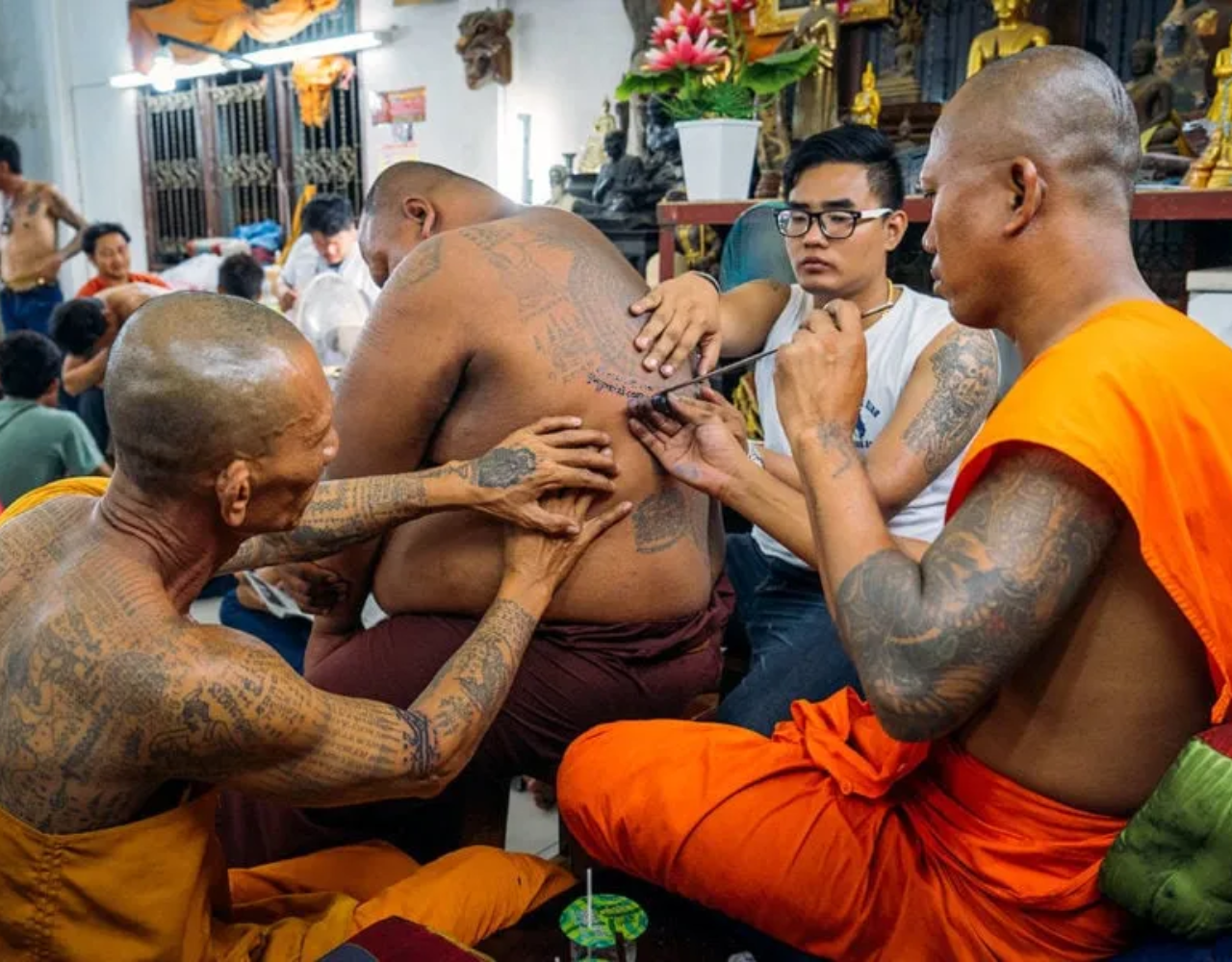 Sacred Sak Yant Tattoo Cultural Experience