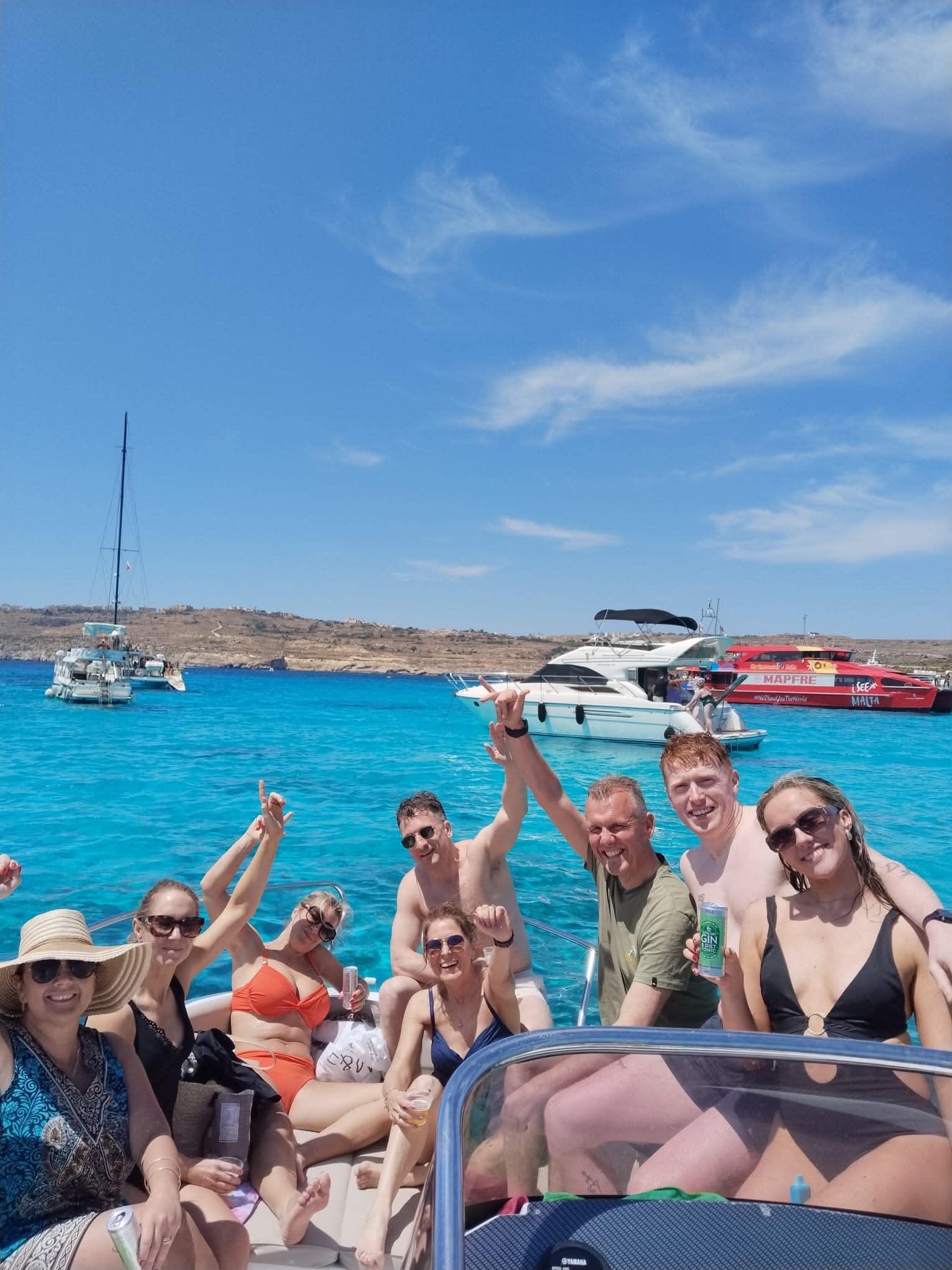 Private Comino & Blue Lagoon Speedboat Adventure