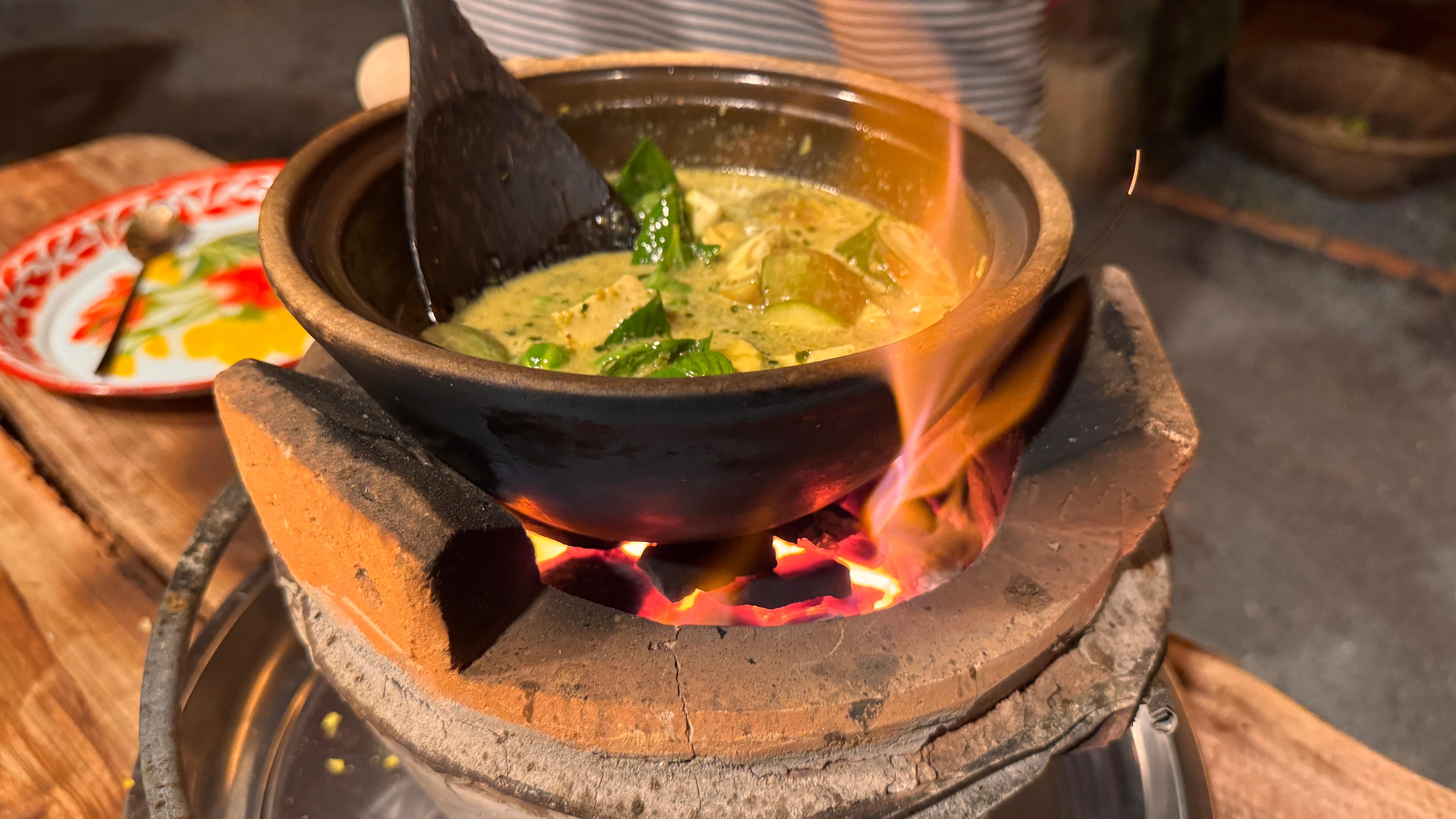 Evening Thai Cooking Class & Organic Garden Experience