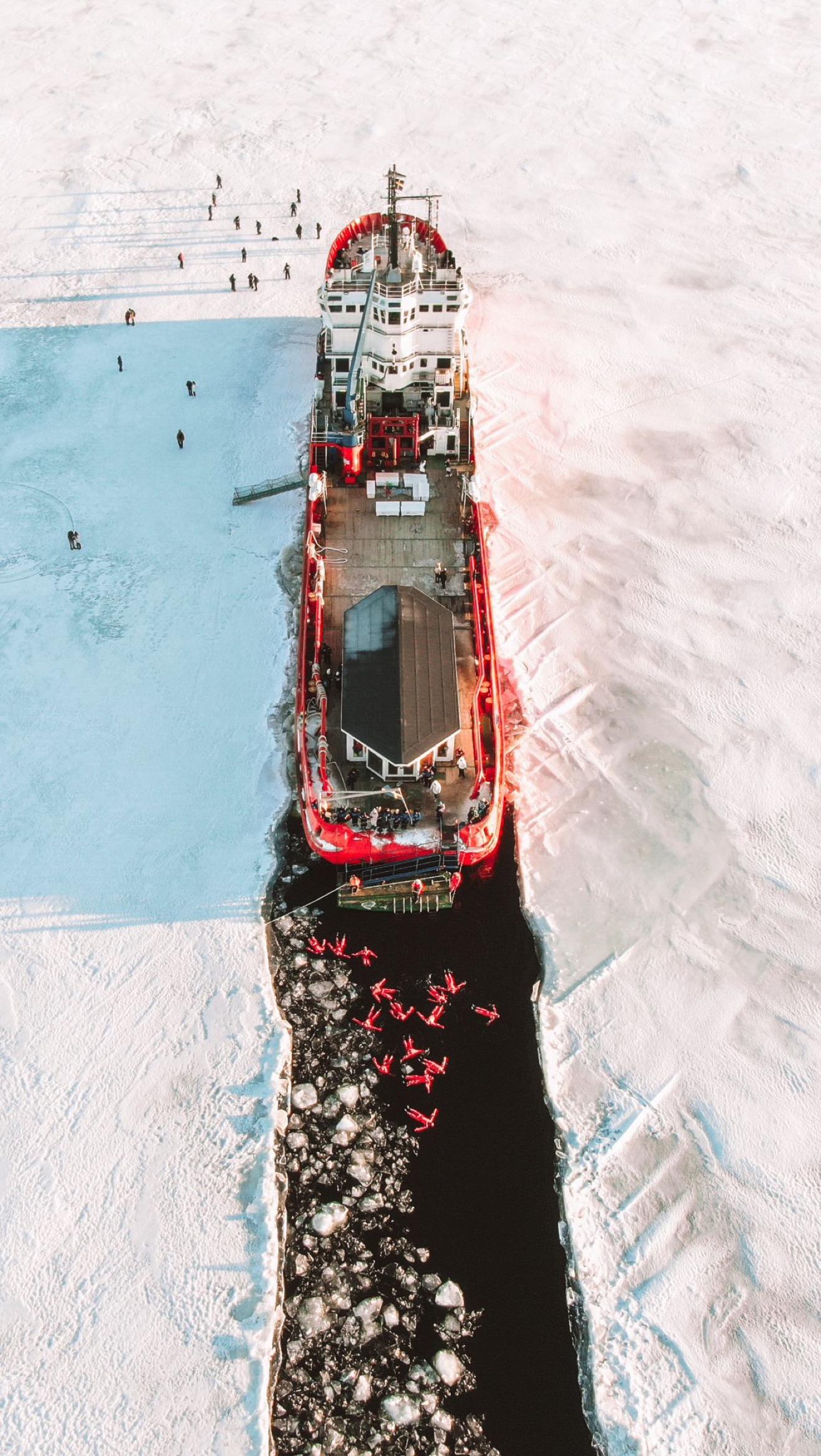 Arctic Icebreaker Cruise: Float & Walk on Frozen Sea