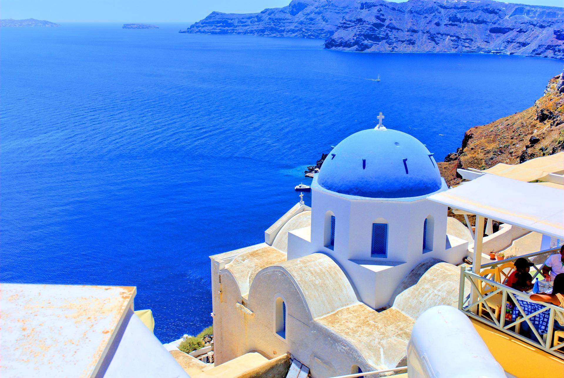 From Crete: Santorini Day Cruise with Oia & Fira Tour