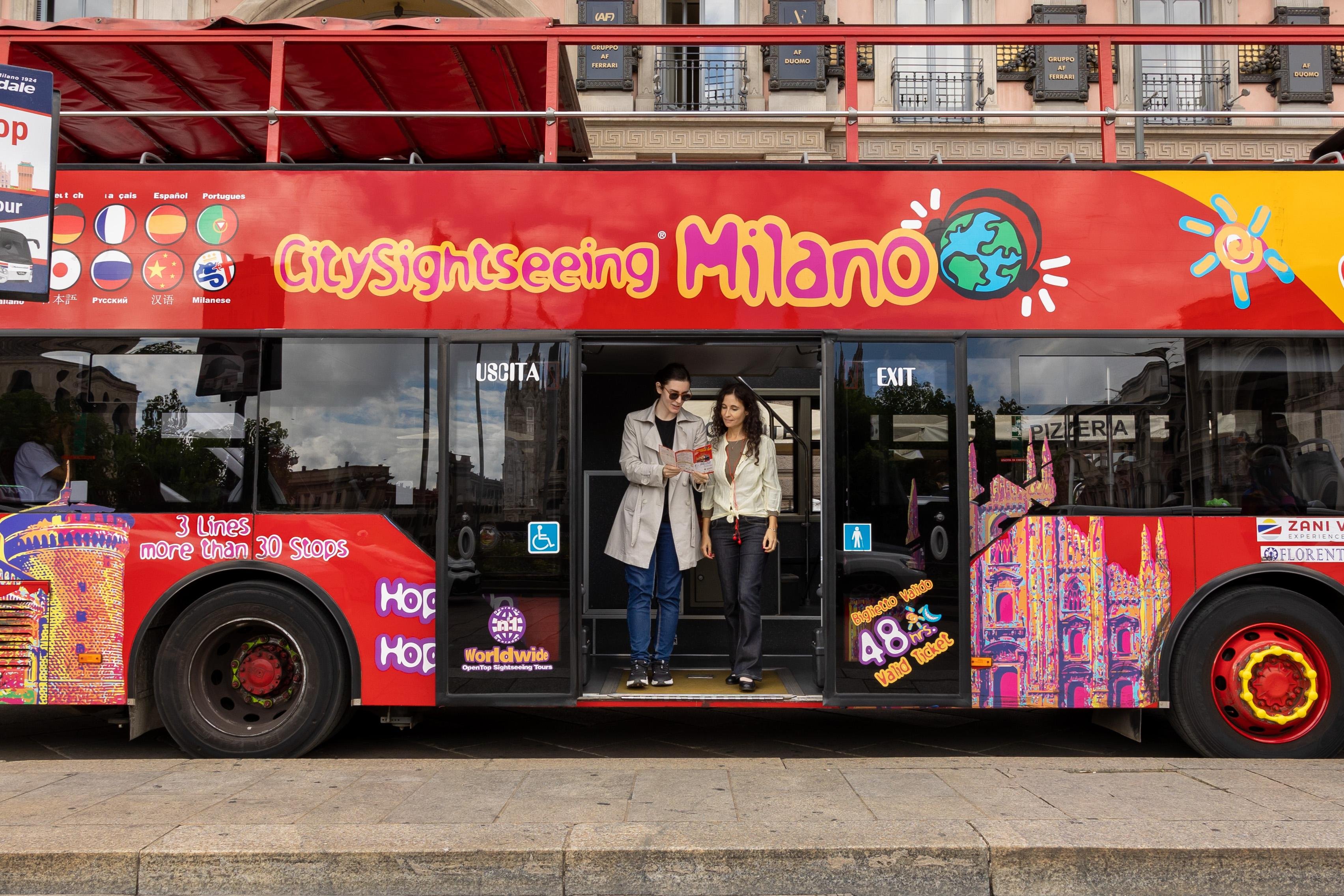 Milan Hop-On Hop-Off Open-Top Bus Tour