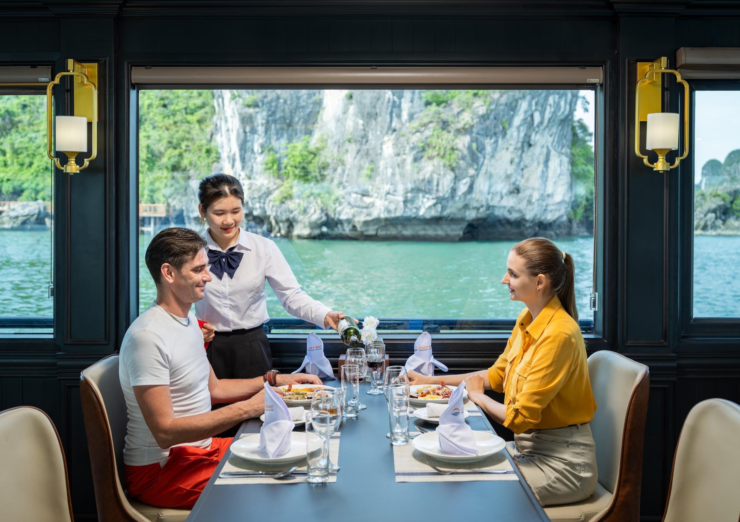Halong Bay Luxury Day Cruise: Caves, Kayaking & Sunset Party
