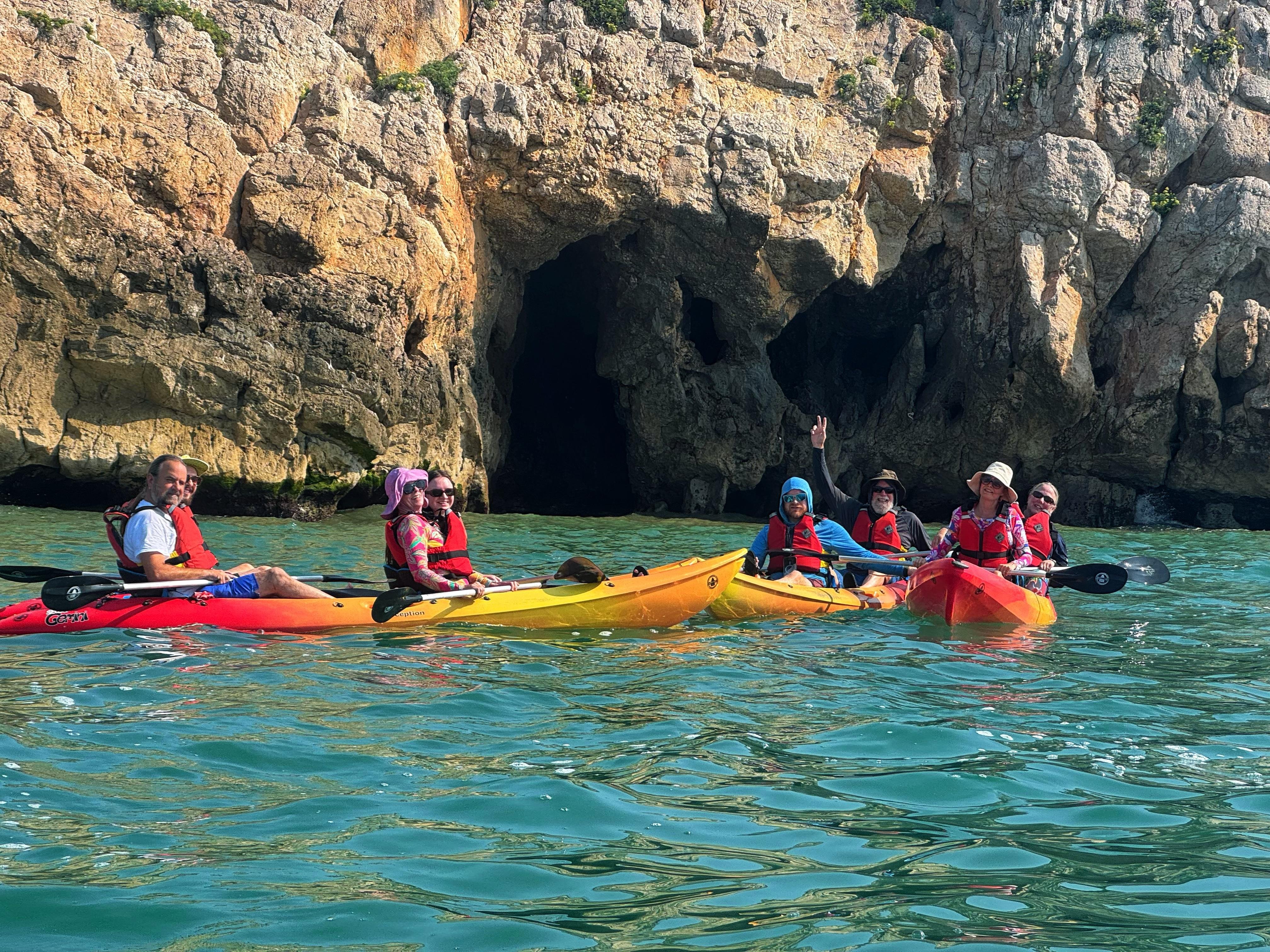 Sitges Coastal Kayaking & Snorkeling with Transport