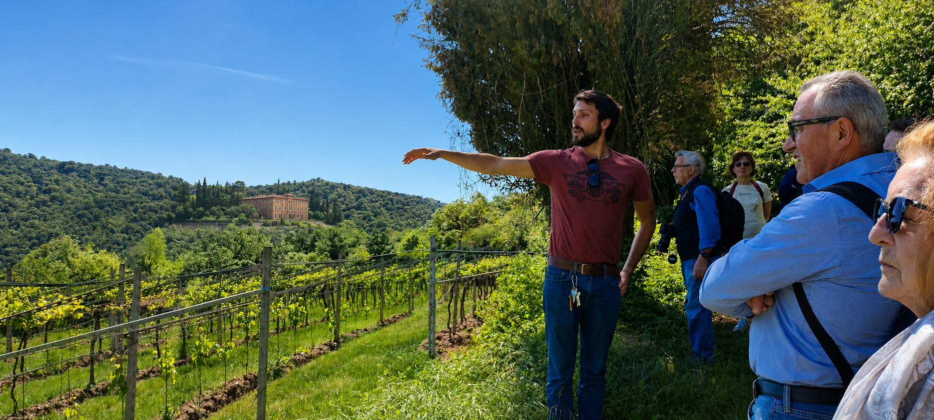Bardolino: Vineyard tour and 5 Wine tasting on the hills