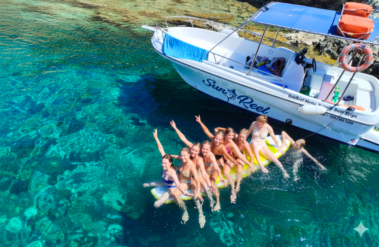 Private Boat Charter with Captain - Comino & Blue Lagoon