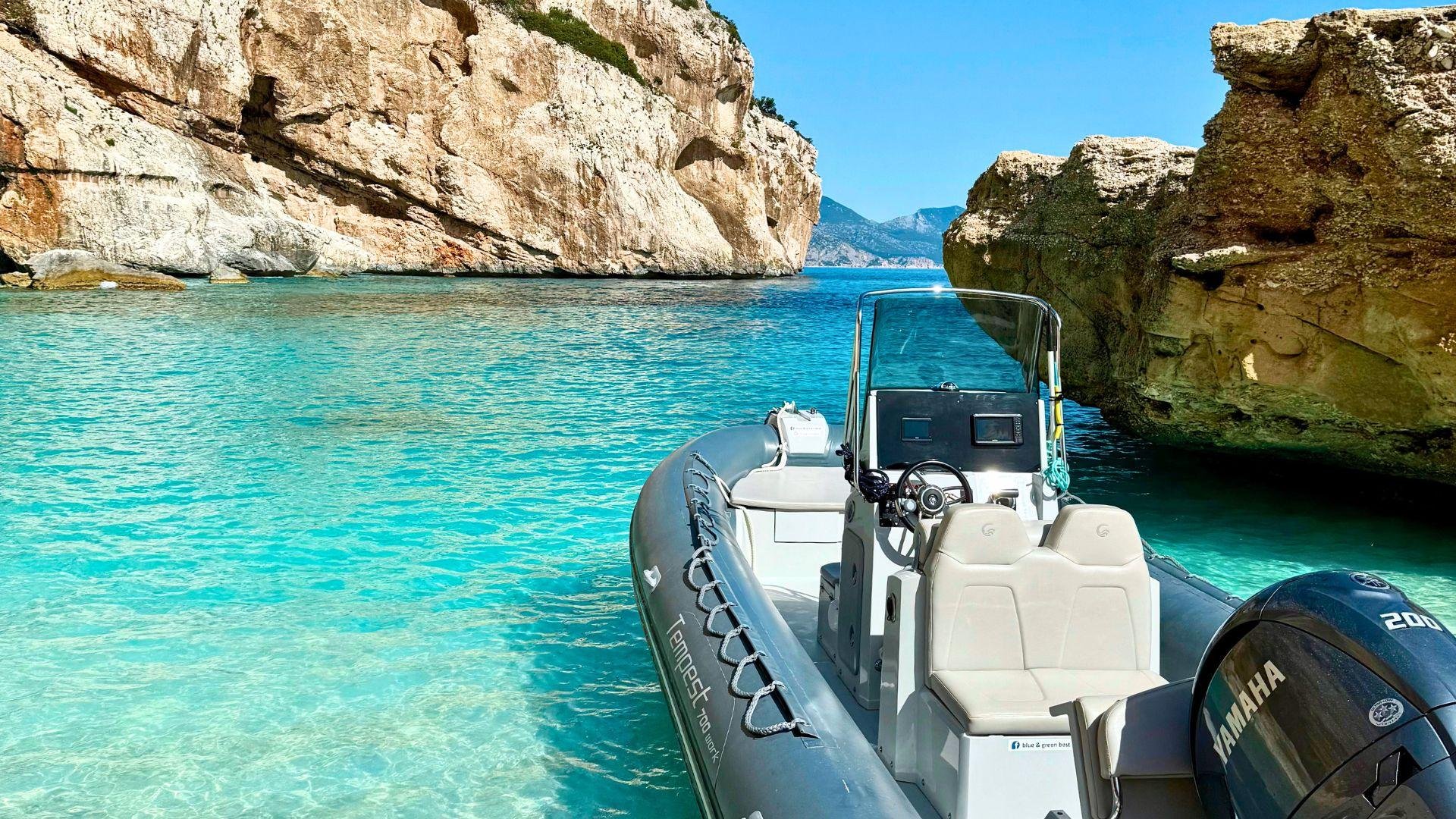 Gulf of Orosei Dinghy Adventure from Cala Gonone