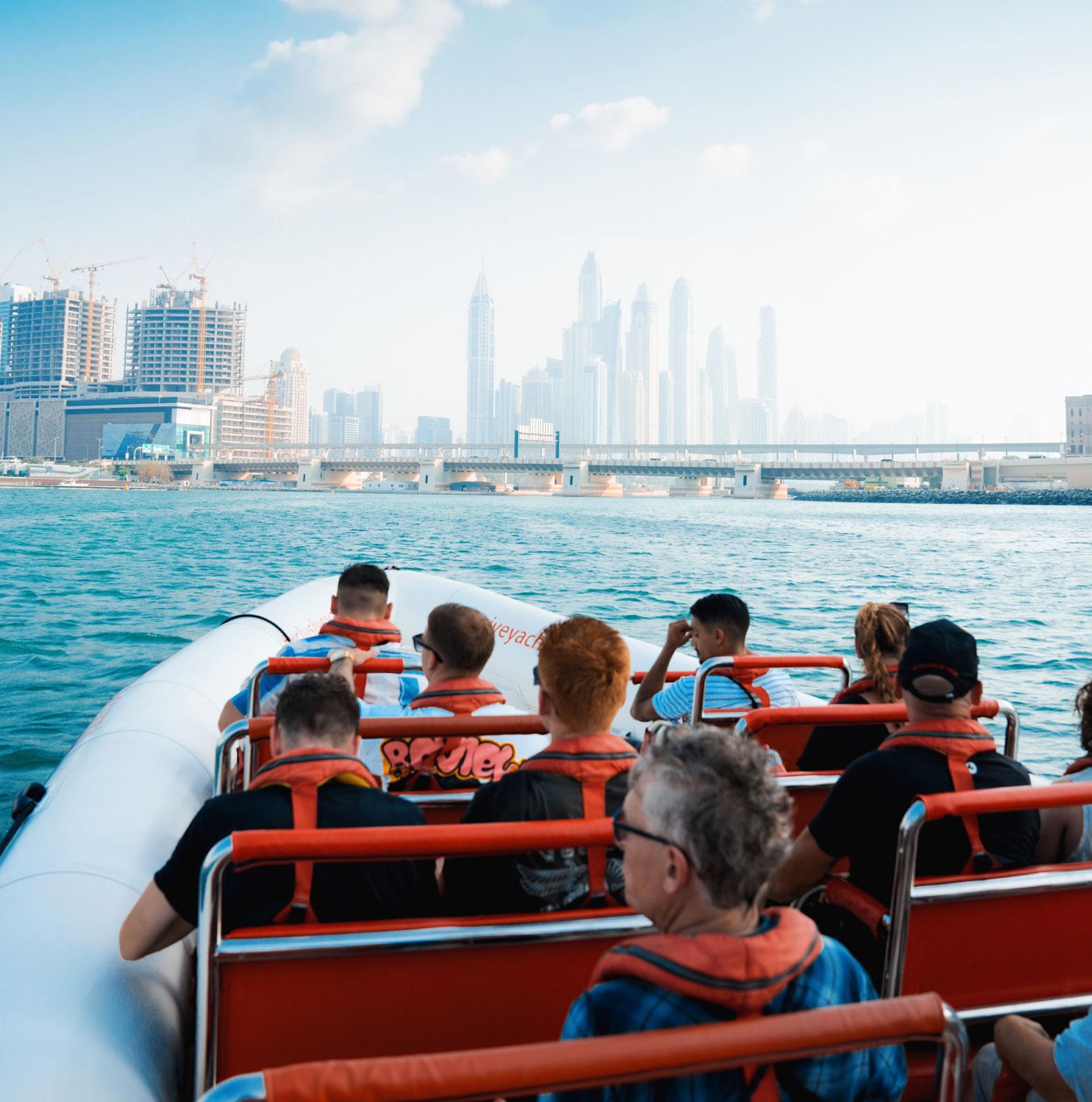 Dubai Speedboat Tour: Marina, Palm, Burj Al Arab & Atlantis