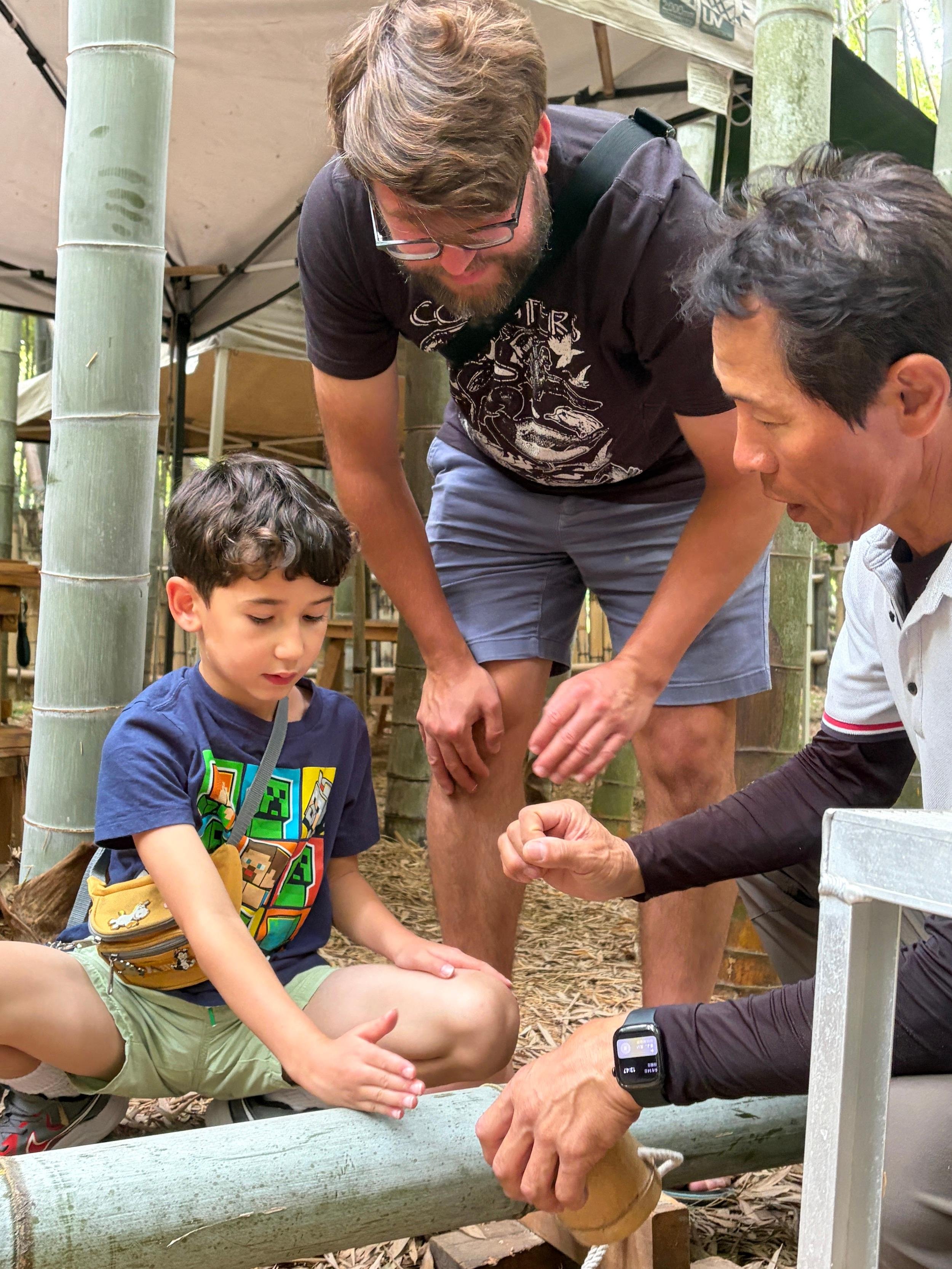Kyoto Private Bamboo Garden Craft Workshop