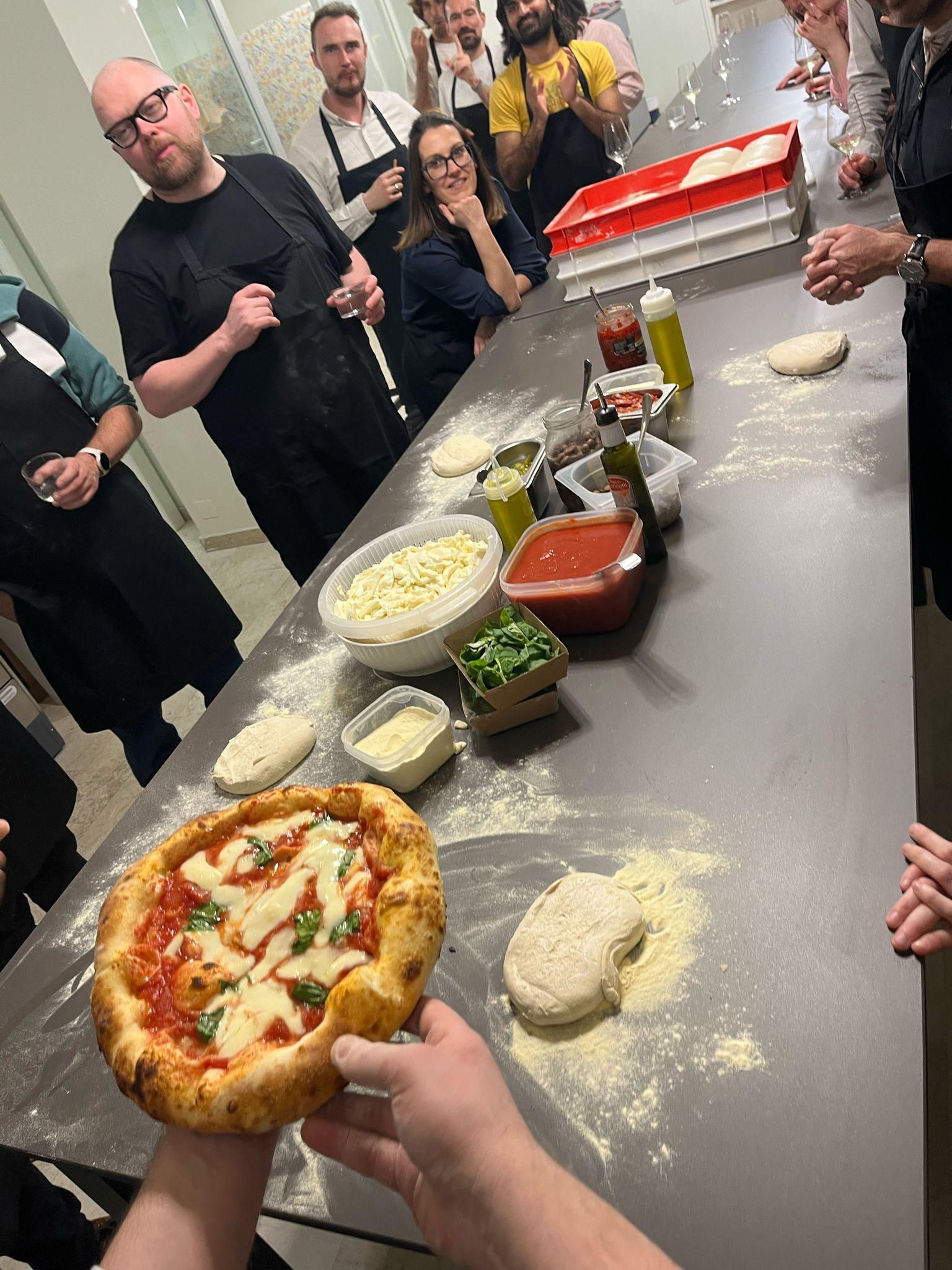 pizza making class in Milan — photo 6