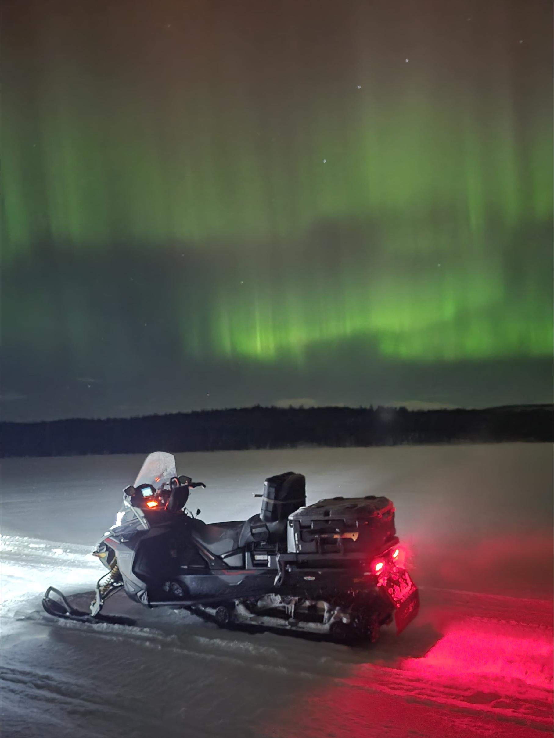 Kiruna Northern Lights Snowmobile Tour