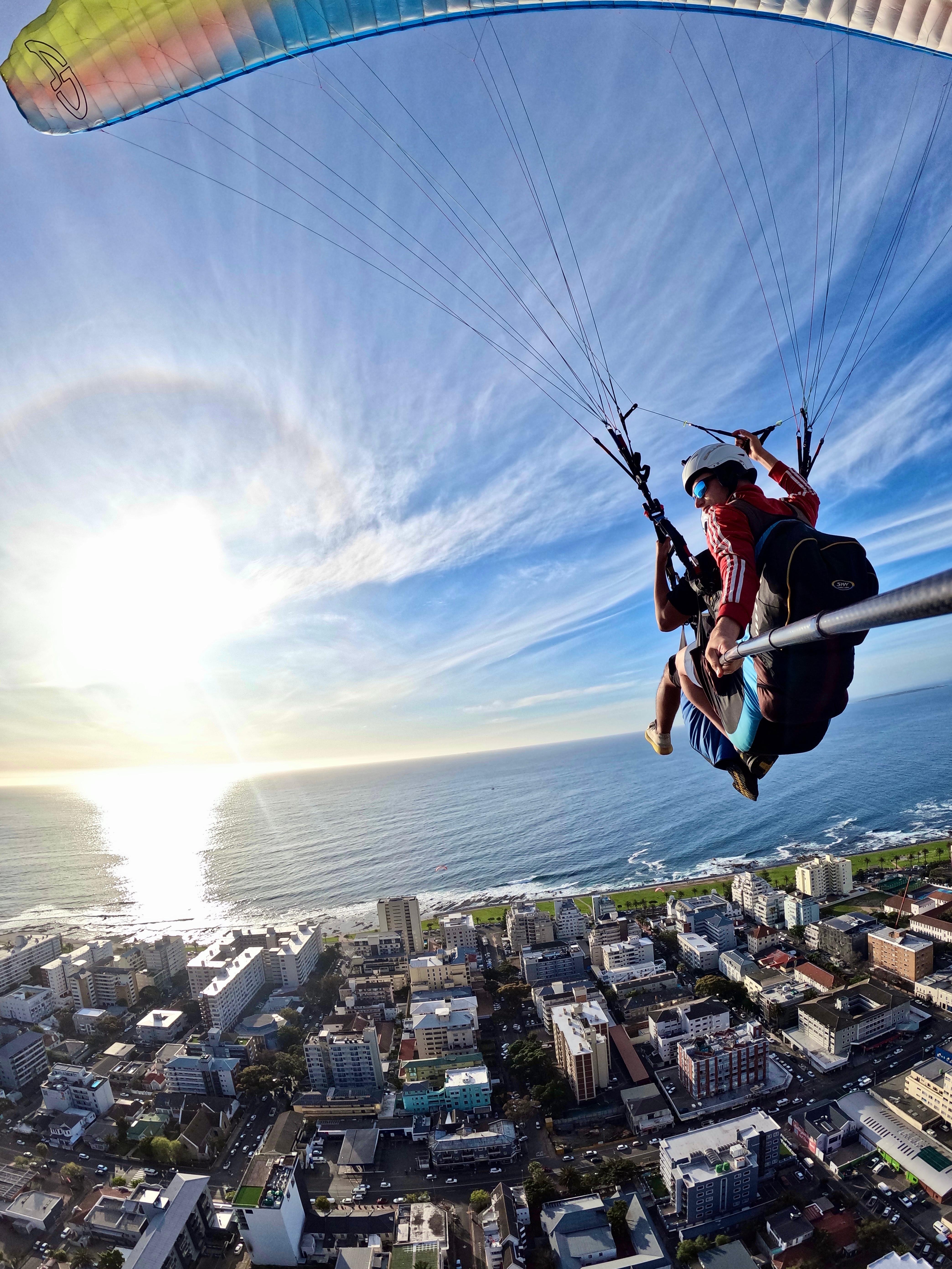 Cape Town Tandem Paragliding with Table Mountain Views