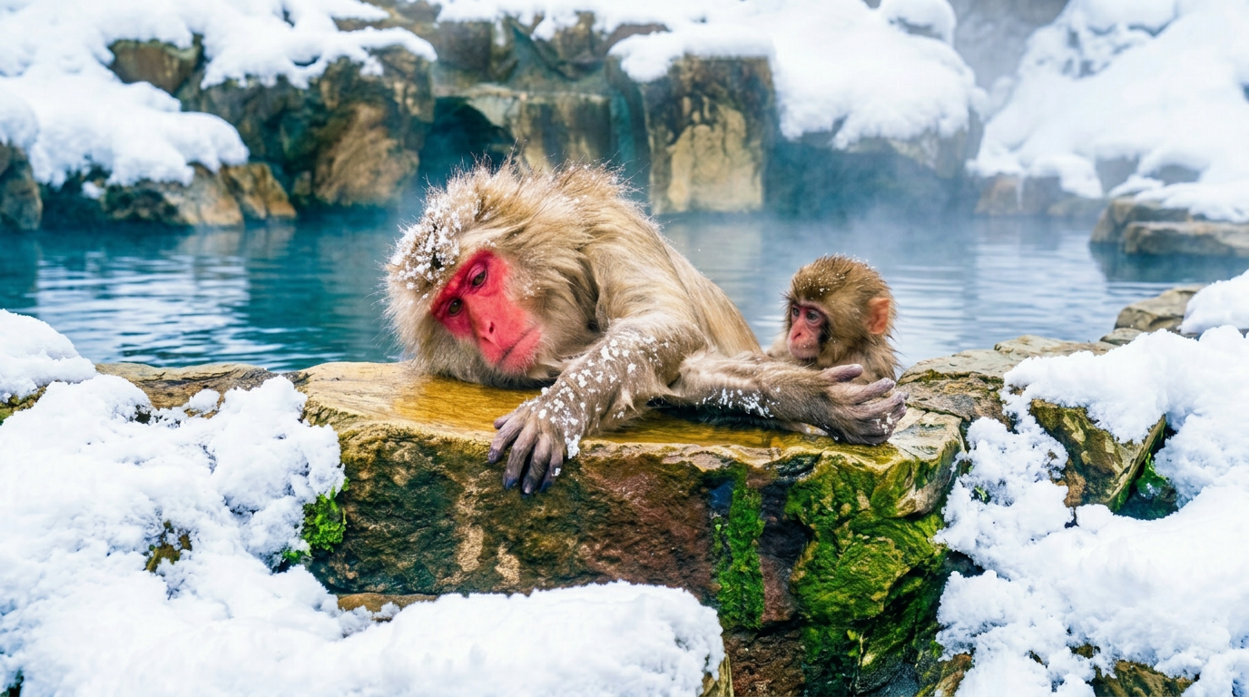 Snow Monkeys & Zenkoji Temple Day Trip from Shinjuku (Lunch Included)