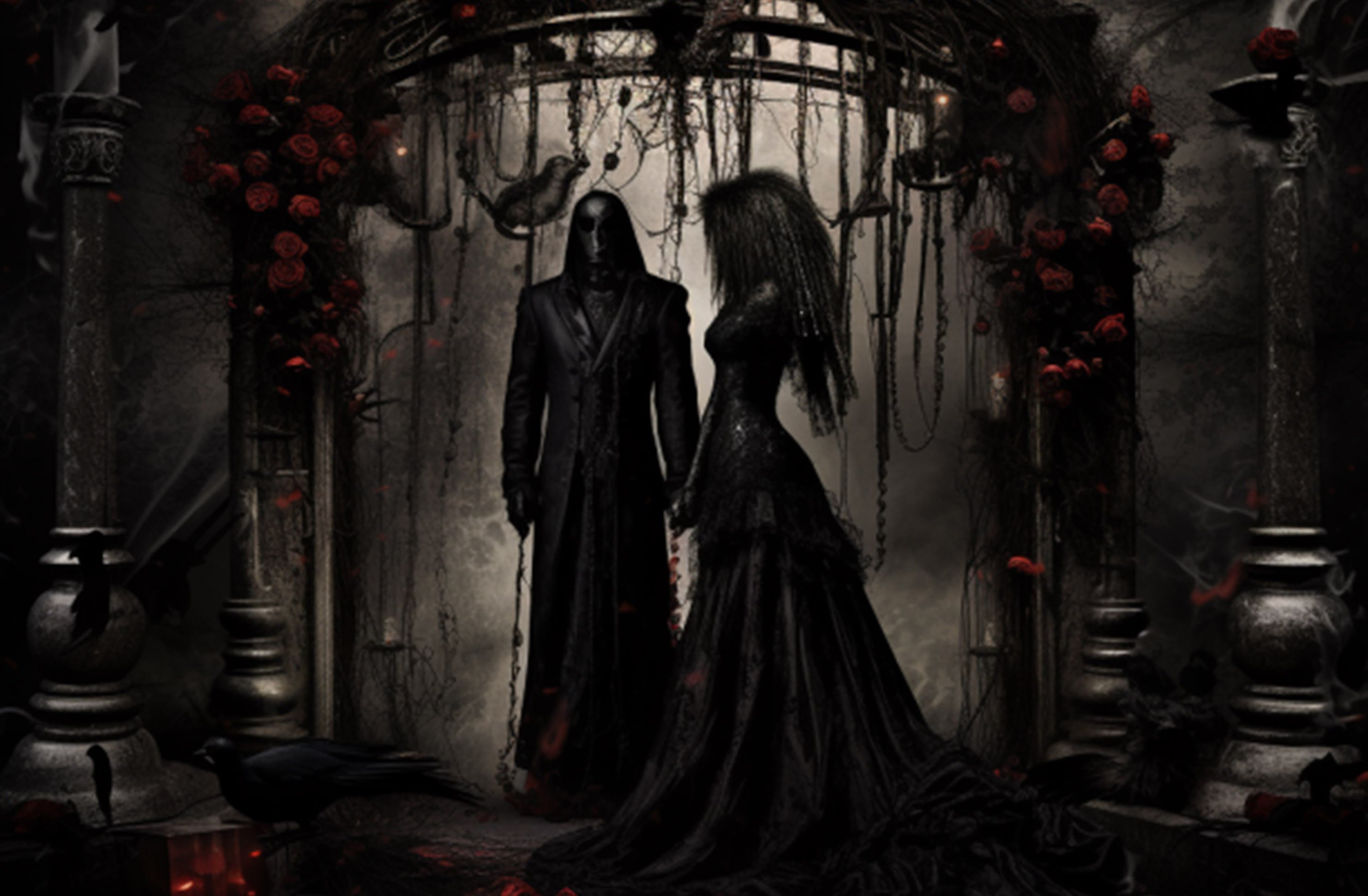 Gothic Chapel Wedding Ceremony with Photos