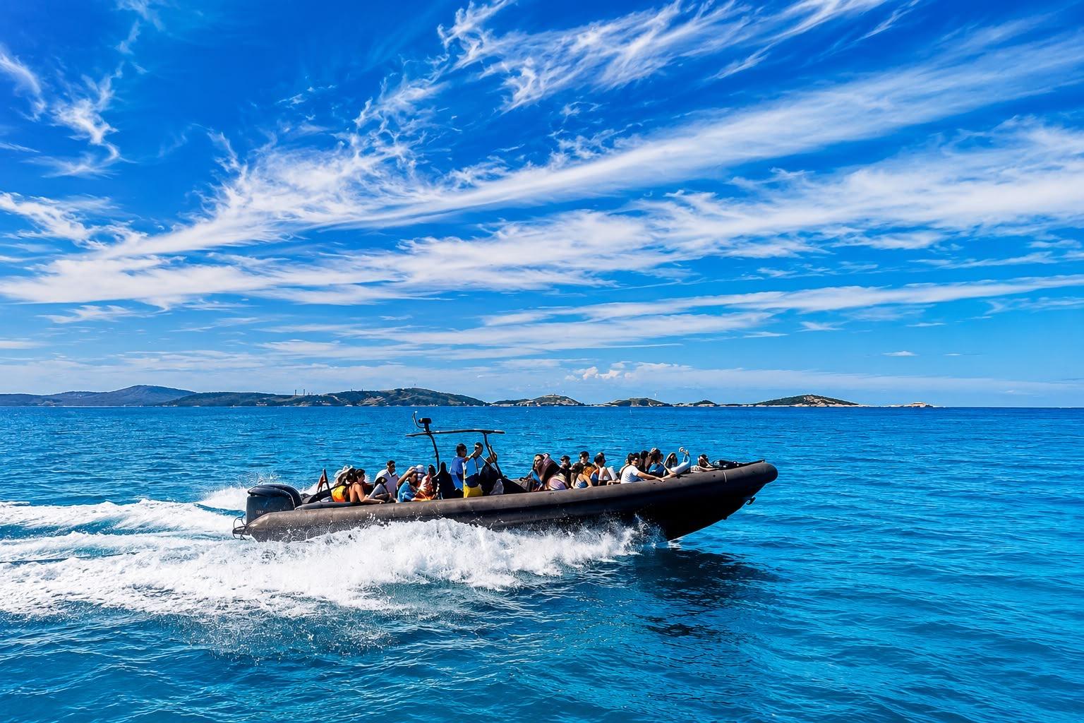 Sazan Island & Karaburun Speedboat Adventure