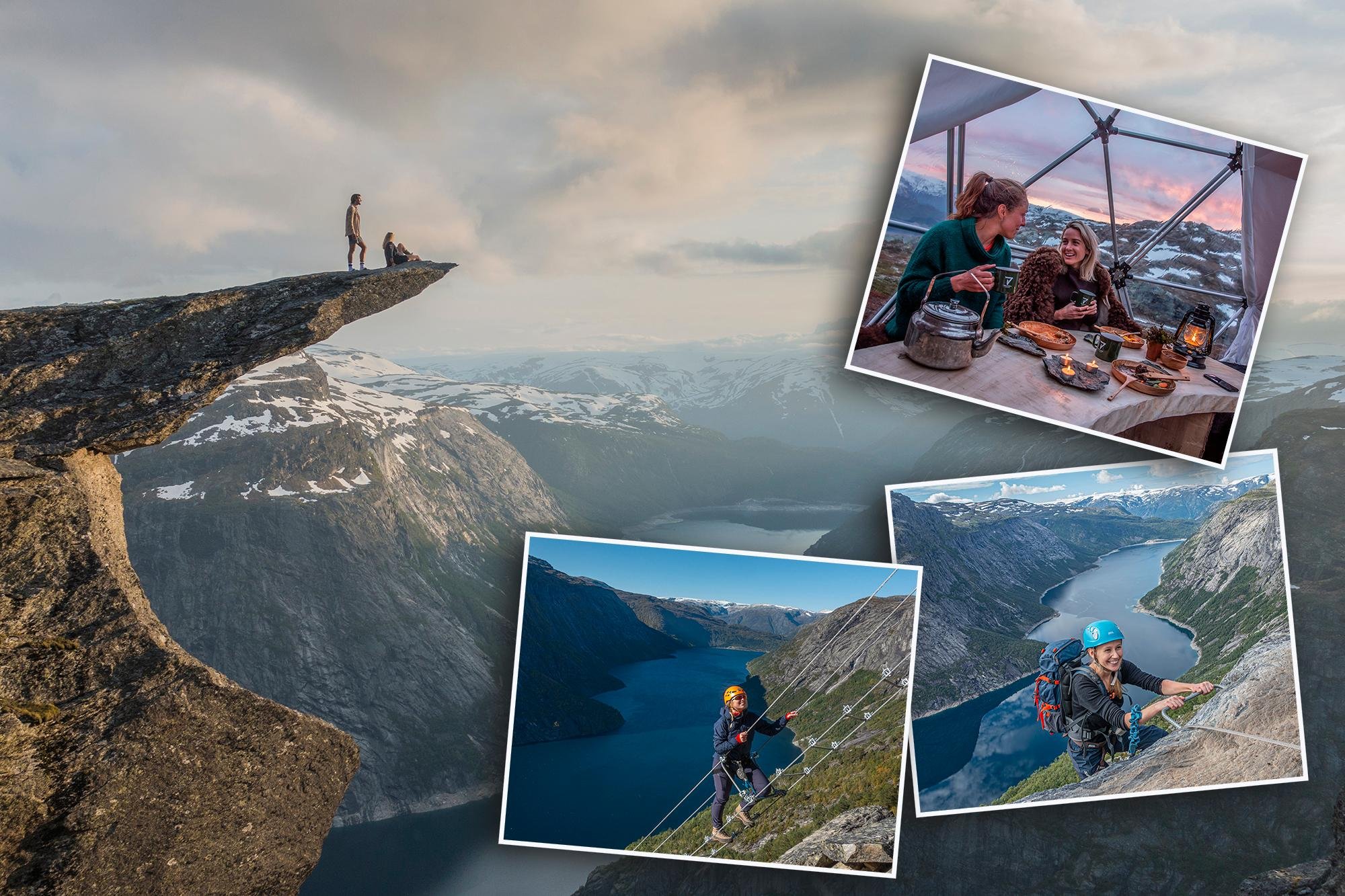Trolltunga Via Ferrata & Glamping Overnight