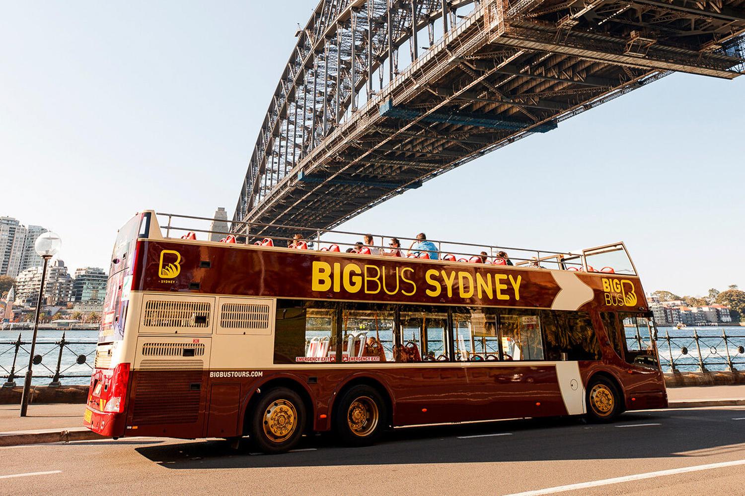 Sydney Hop-On Hop-Off Big Bus Tour with Optional Harbour Cruise