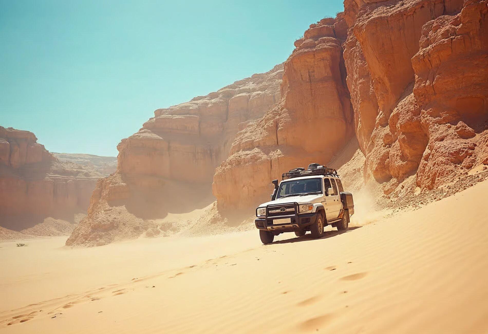 Sharm El-Sheikh: Colored Canyon, Blue Hole & Dahab Jeep Day Trip