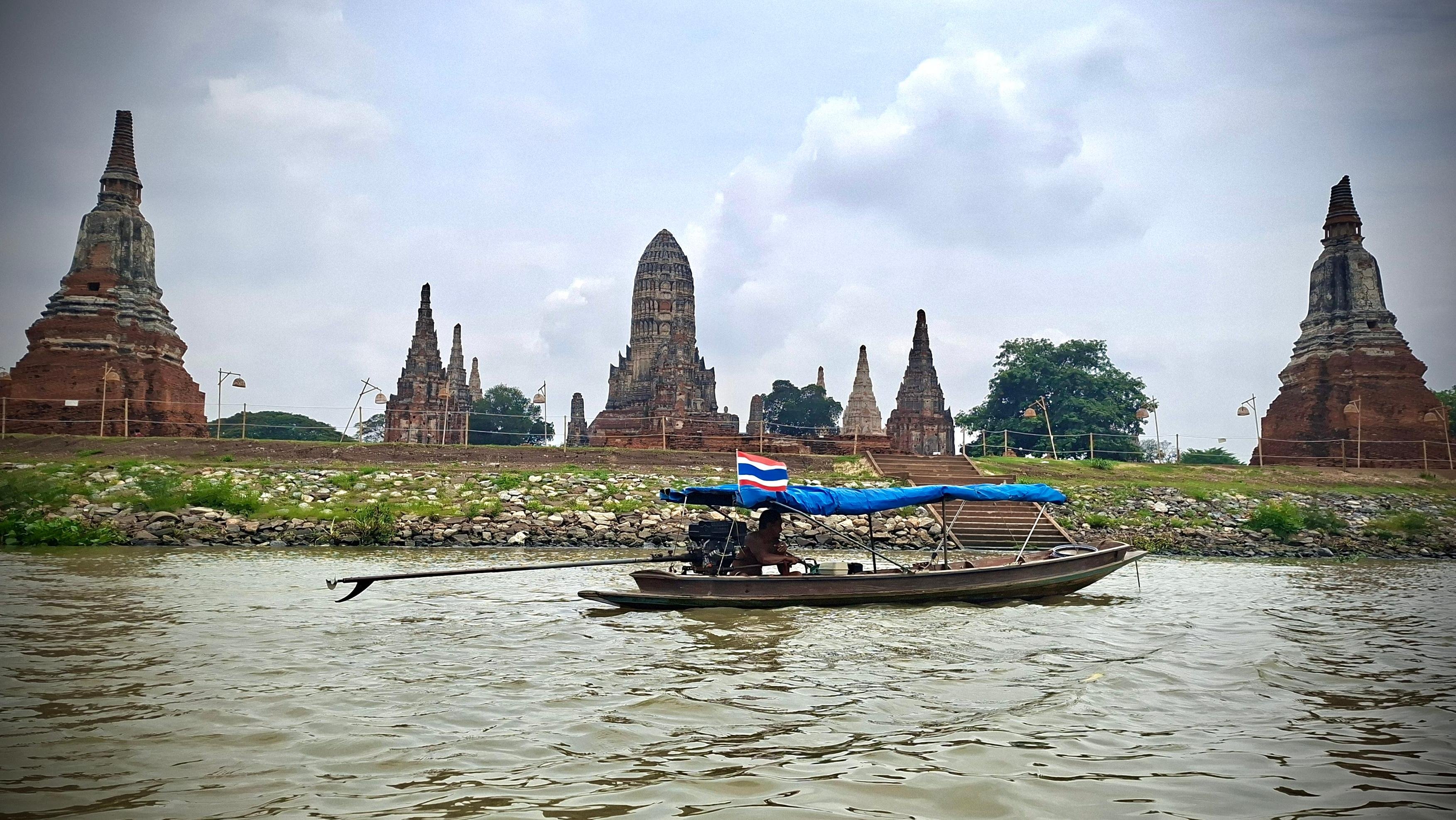 Bangkok to Ayutthaya Day Trip with Boat Ride & Temple Tickets