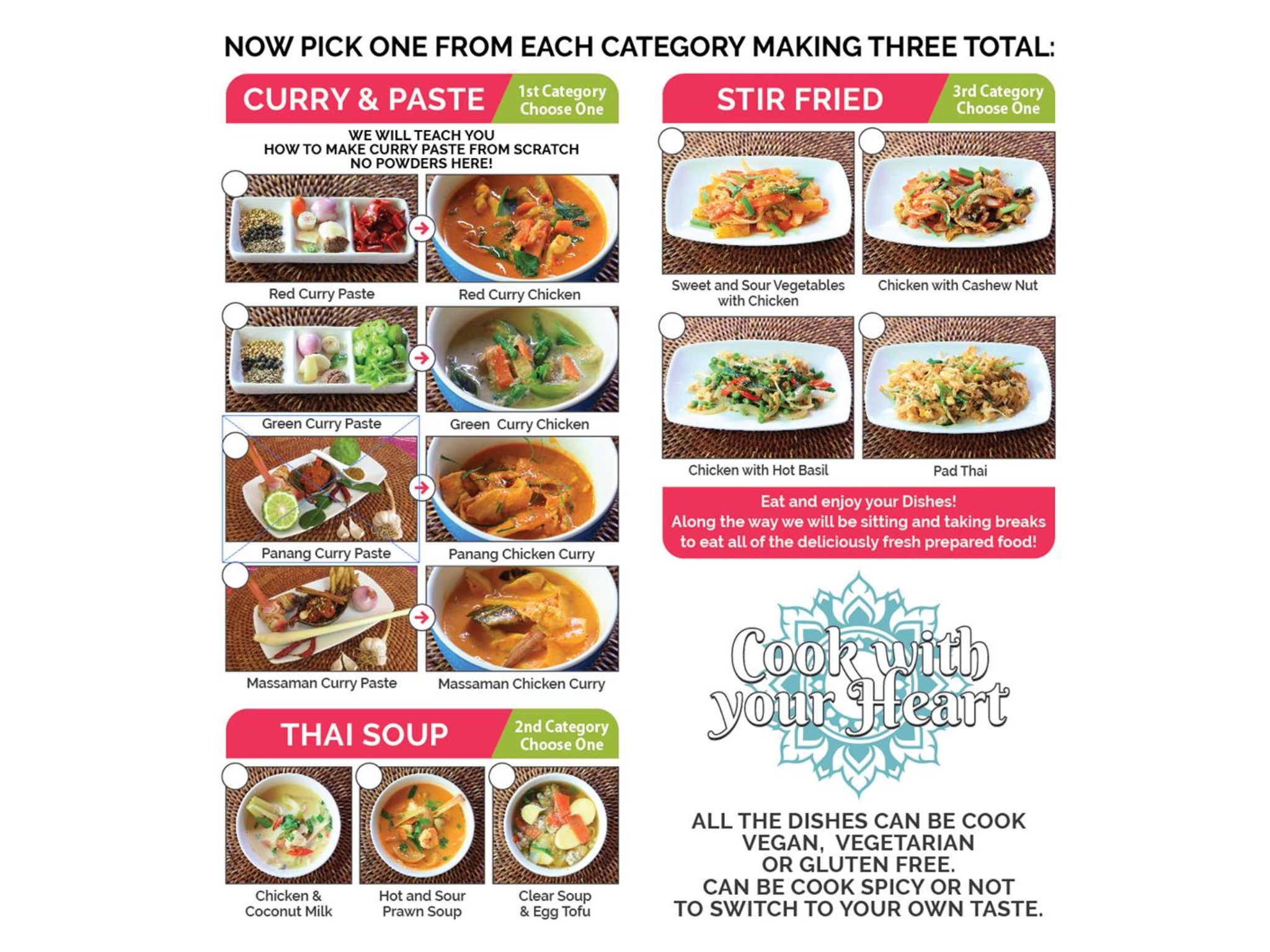 Chiang Mai: Traditional Thai-Akha Cooking Class& Market Tour