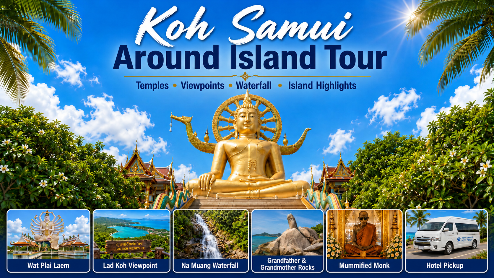 Around Island Tour Highlights with Sacred Temples - Koh Samui, Thailand (1 of 17)