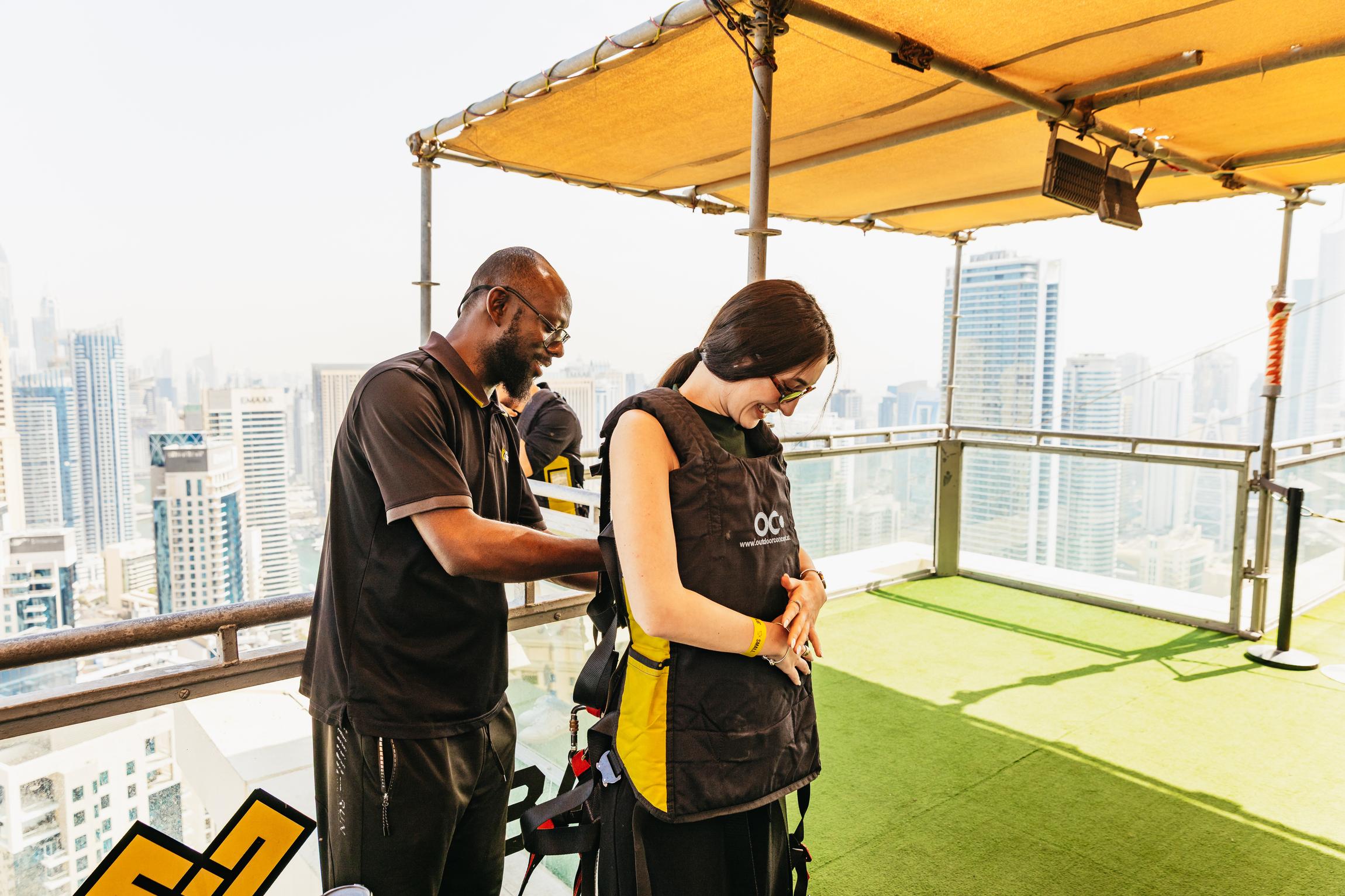 Dubai Marina Zipline: Superman Flight with Photos & Video