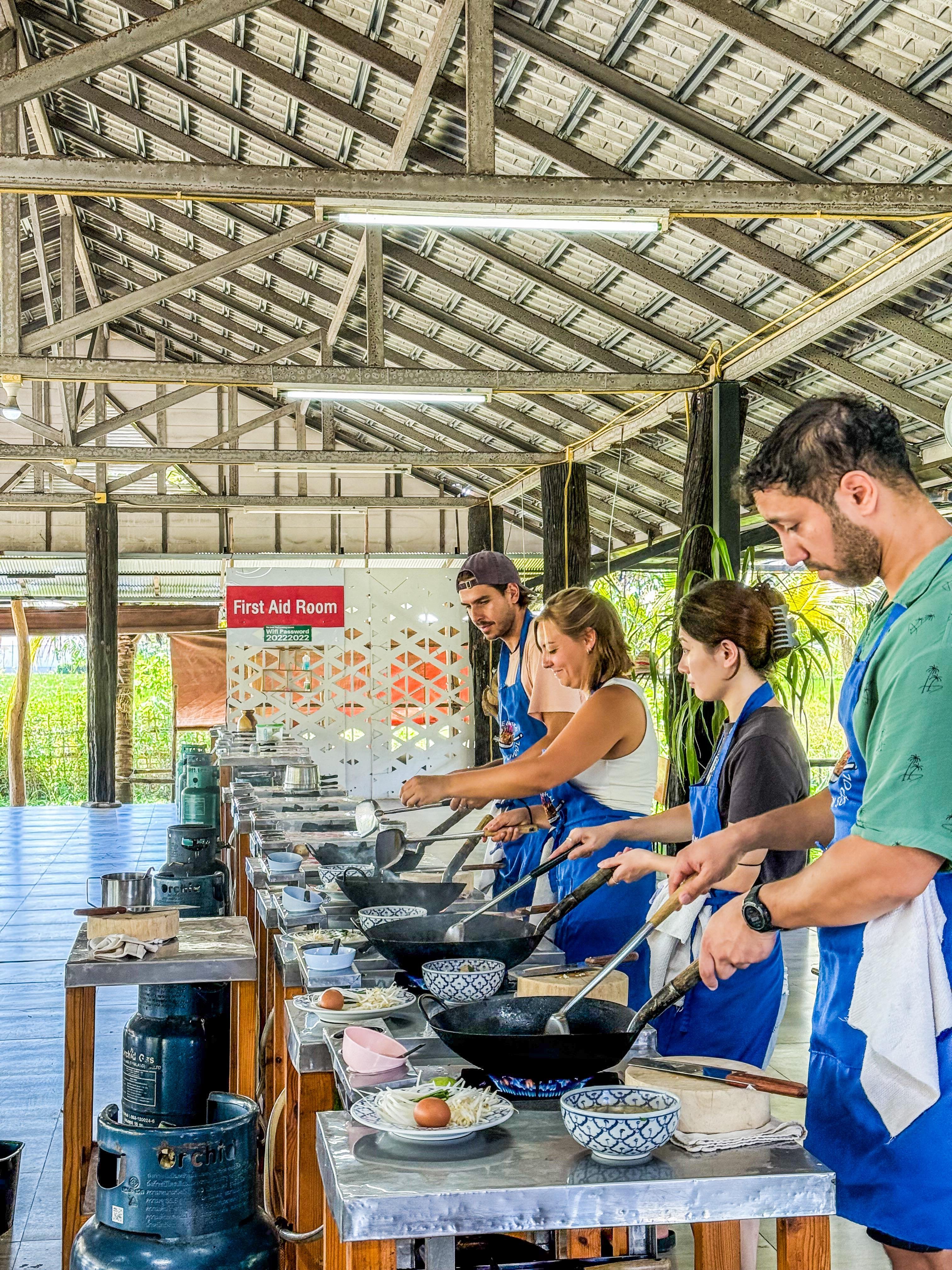 Sticky Waterfalls, Temple & Thai Cooking Full-Day Adventure