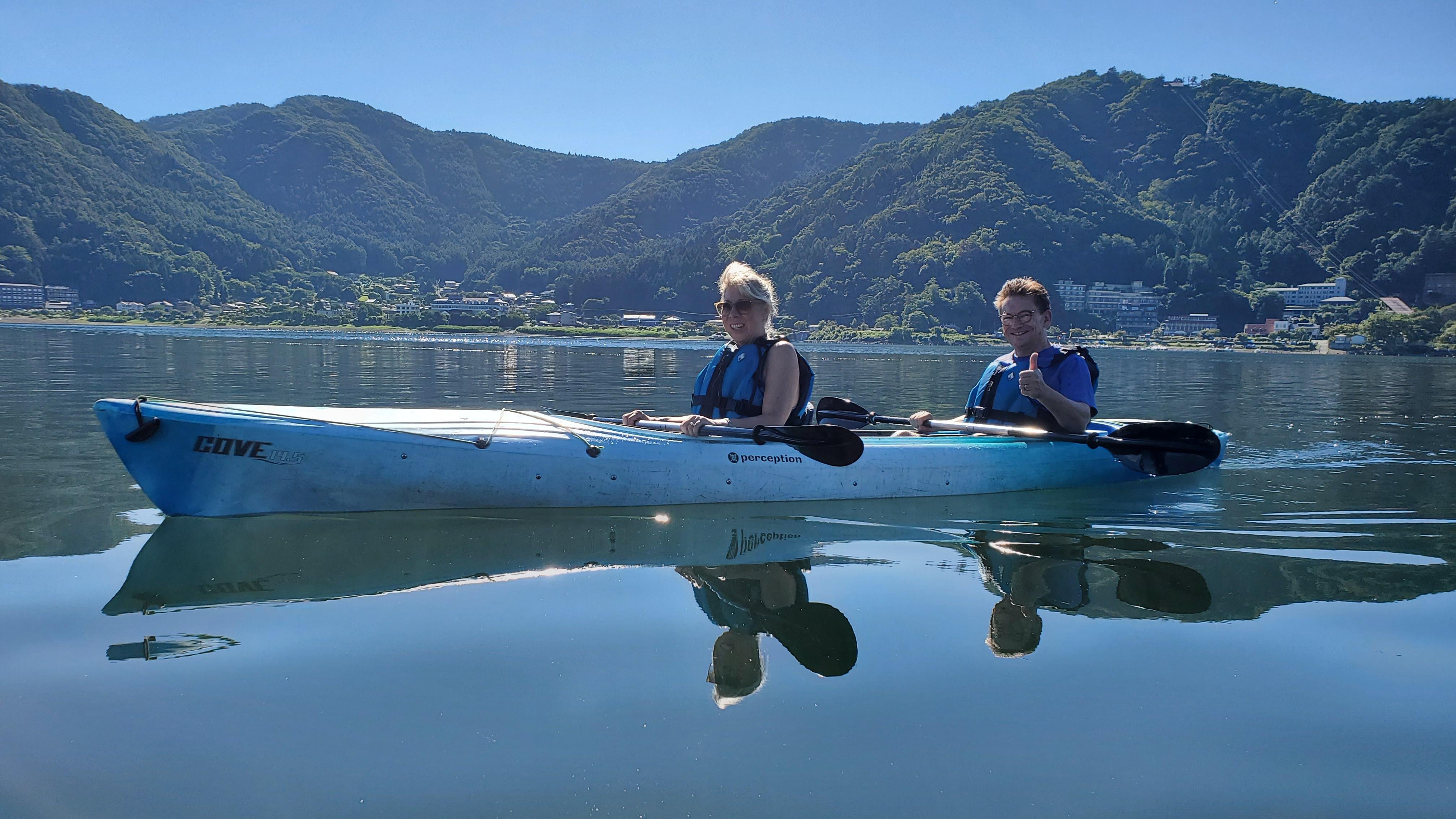Early Morning Kayaking & Coffee on Lake Kawaguchiko