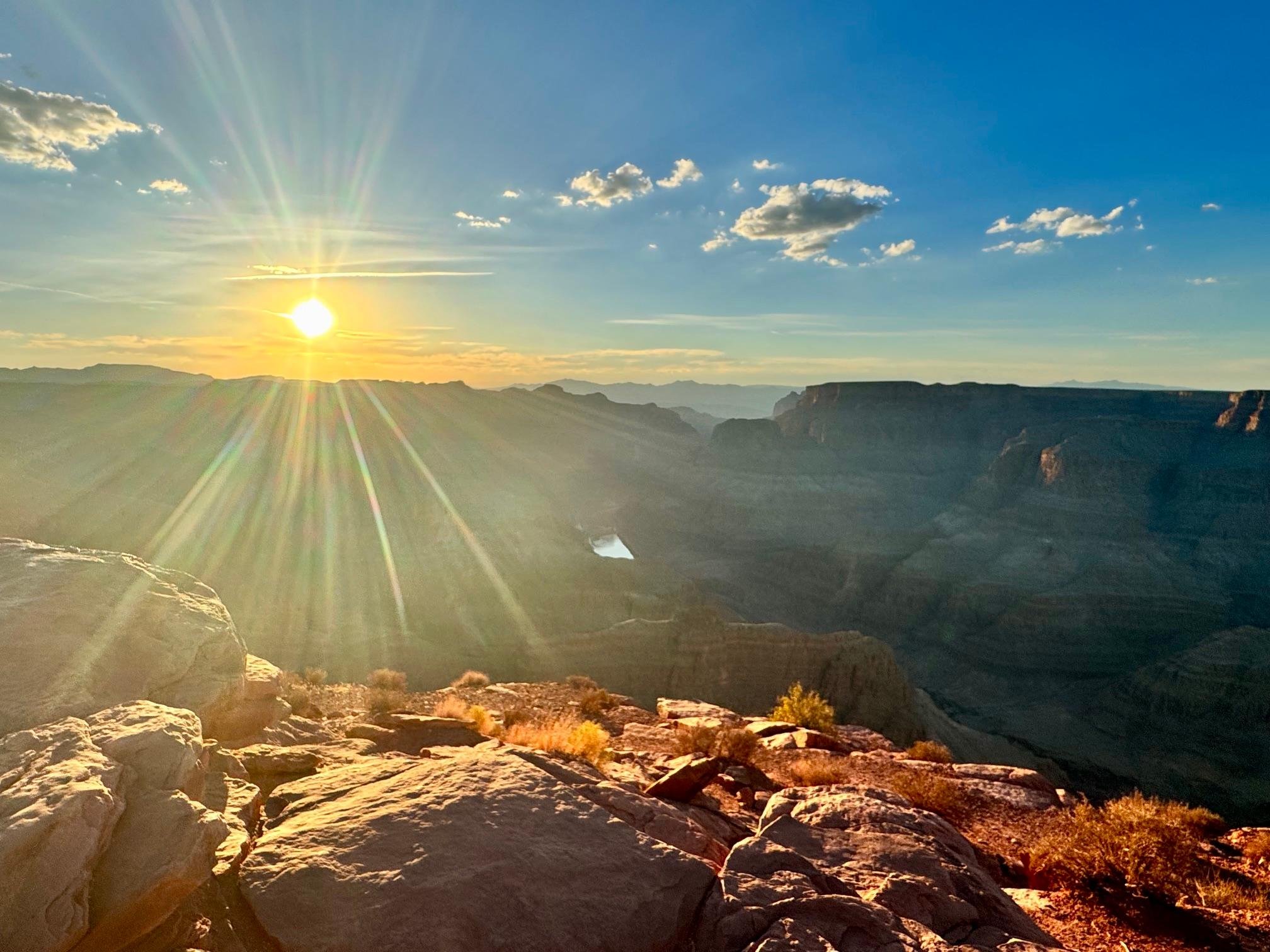 Grand Canyon West Sunset & Skywalk Small-Group Tour
