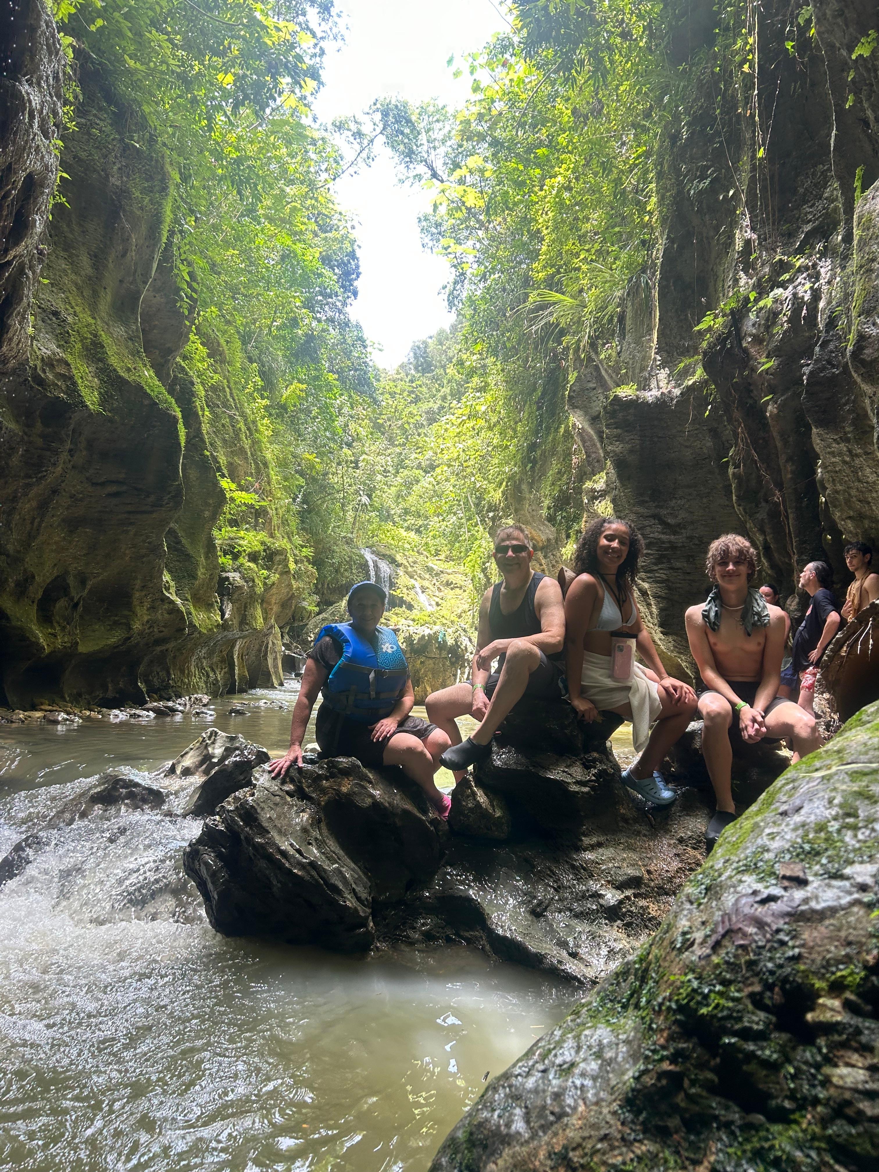 Charco Azul Canyon, Caves, and Mar Chiquita Beach Adventure