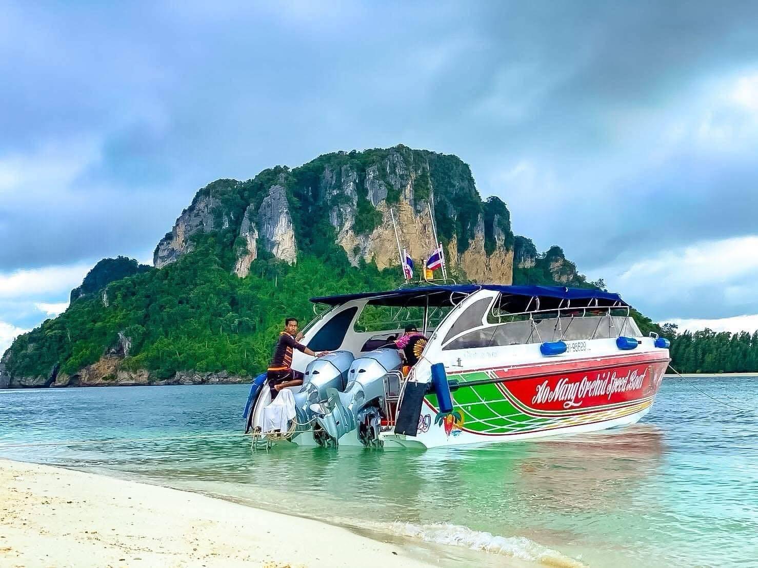 Krabi 4 Islands Longtail or Speedboat Day Trip