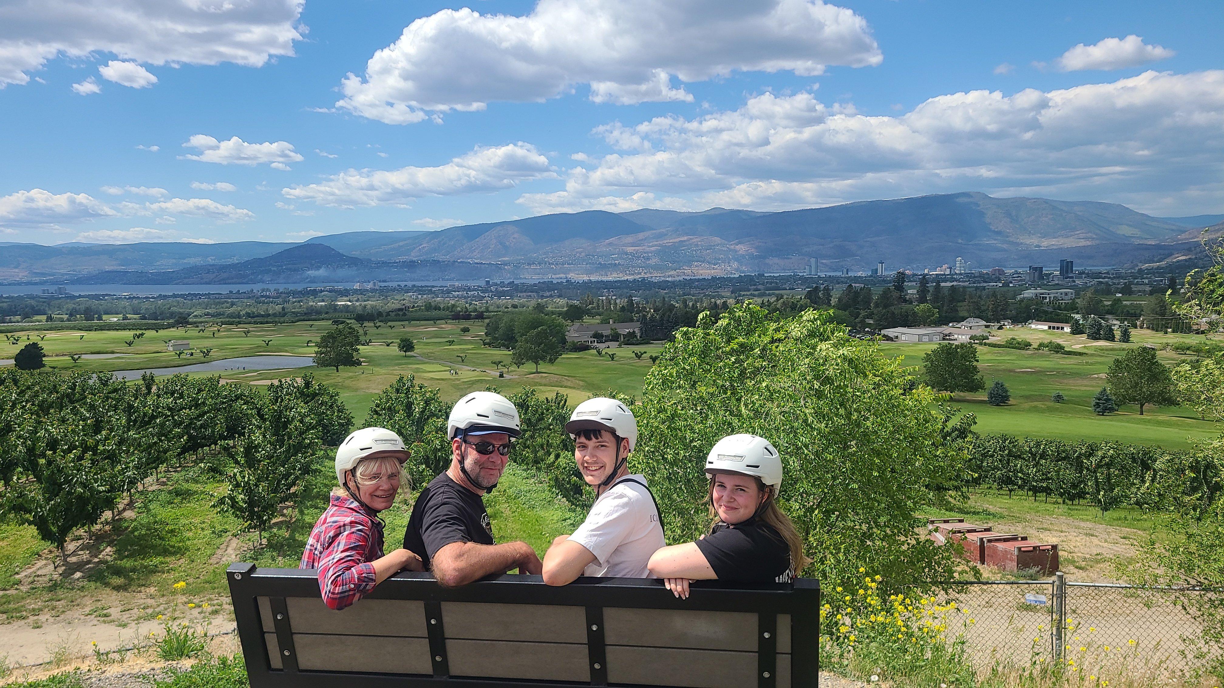 Kelowna E-Bike Wine Trail with Tastings & Farm Lunch