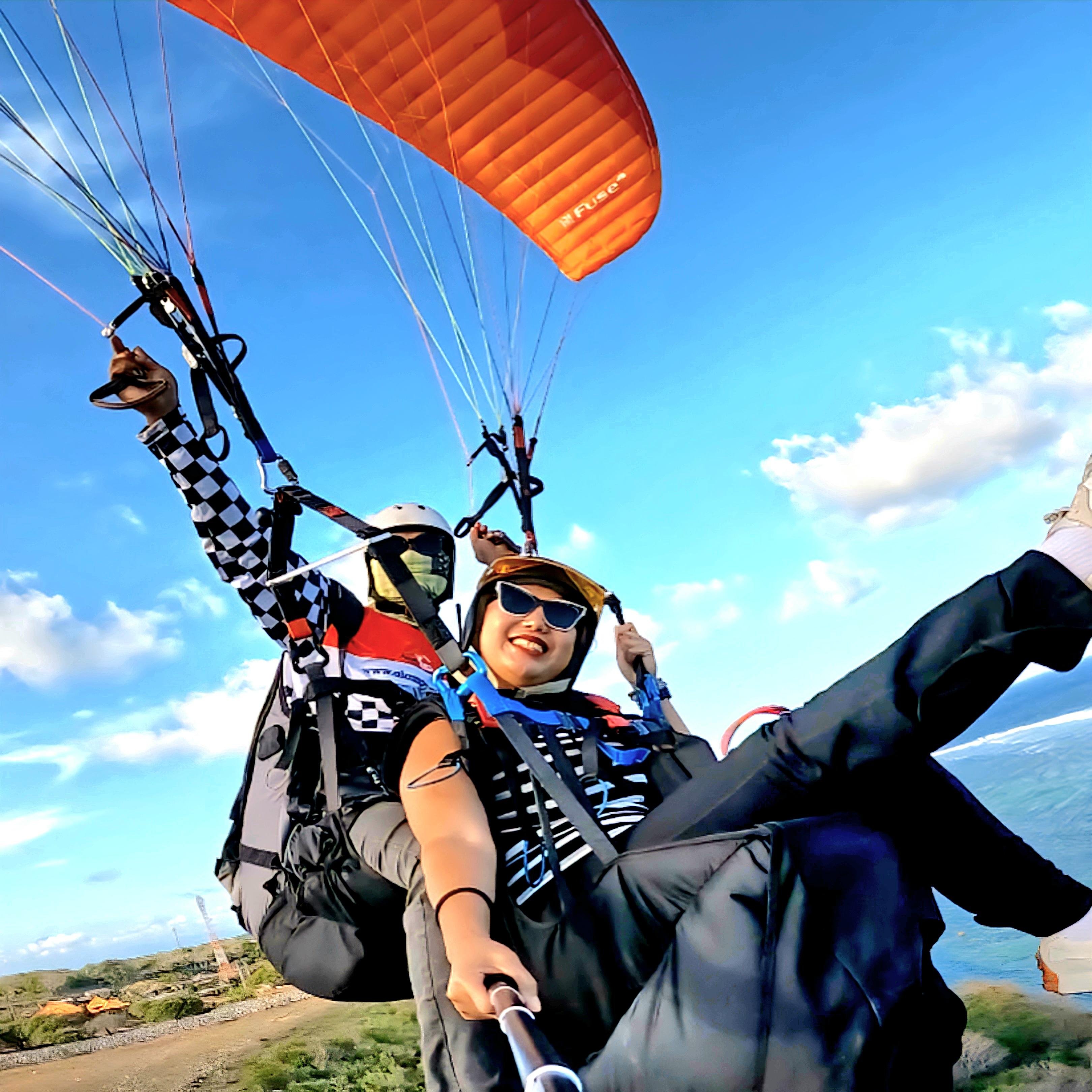 Pandawa Beach Tandem Paragliding Flight