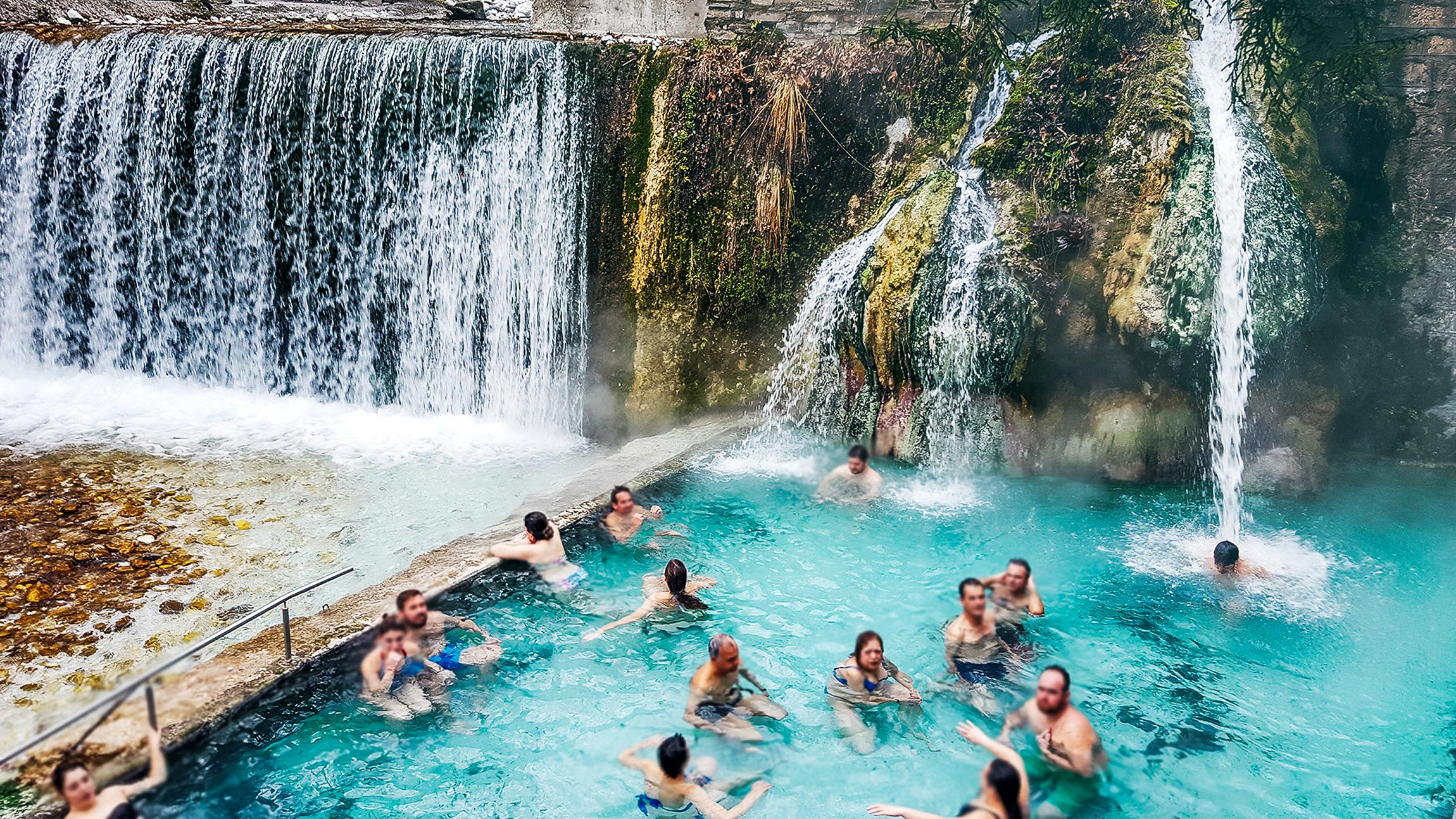 Pozar Hot Springs & Edessa Waterfalls Day Tour from Thessaloniki