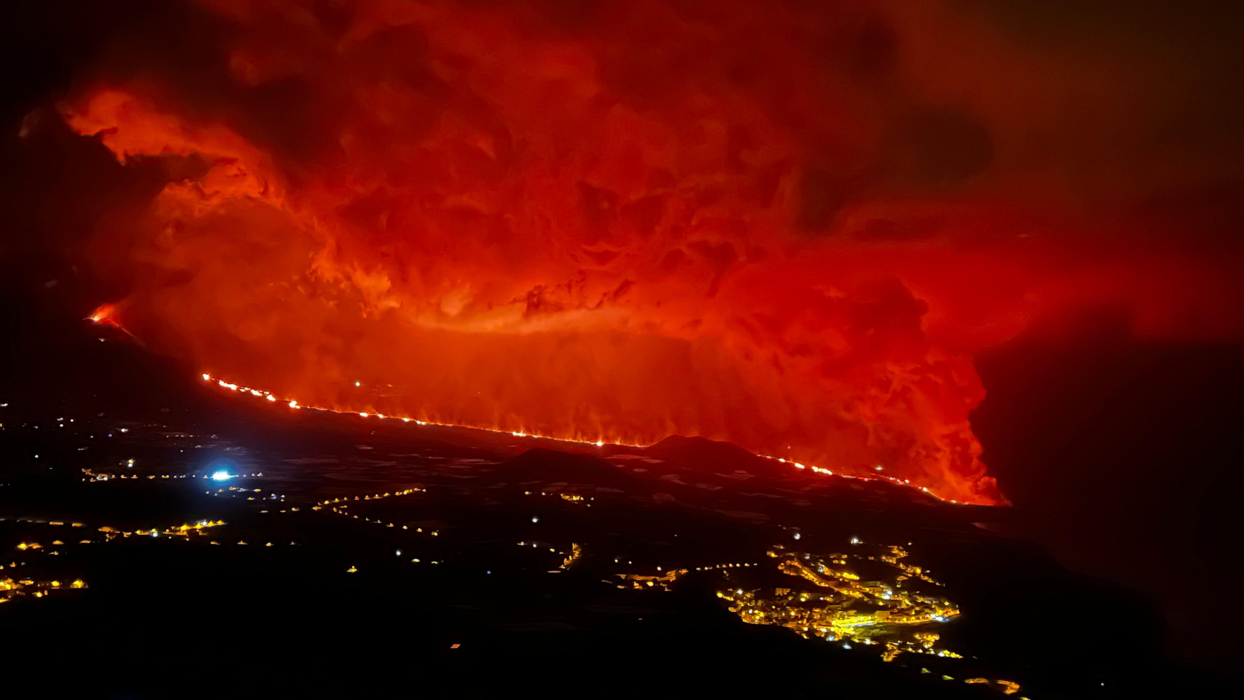 La Palma Volcanic Discovery from Tenerife
