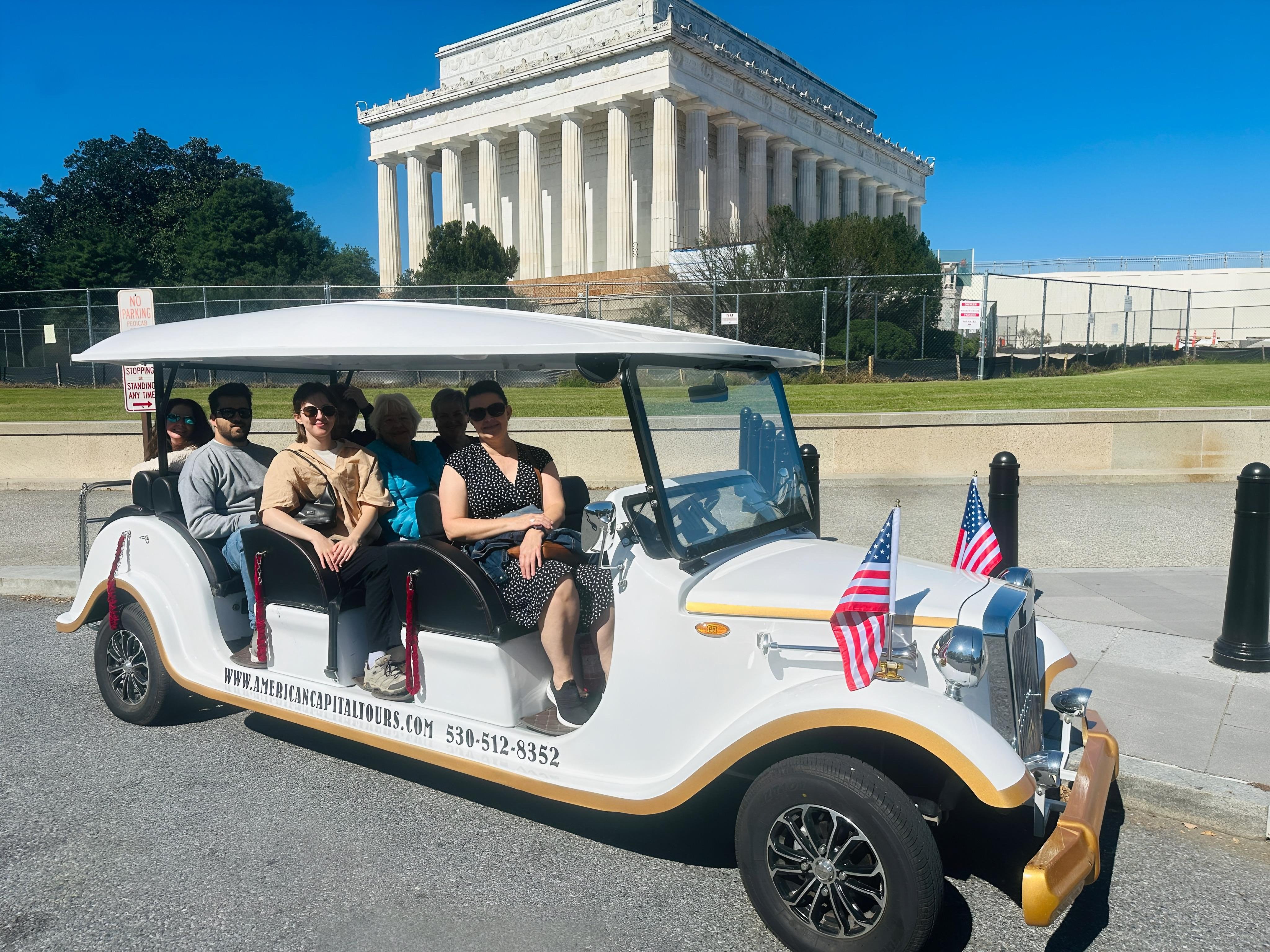 DC Monument & History E-Cart Tour