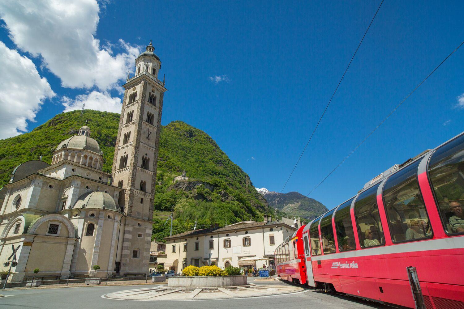 Swiss Travel Pass scenic train, mountain railway and lake boat in the Swiss Alps — image 5
