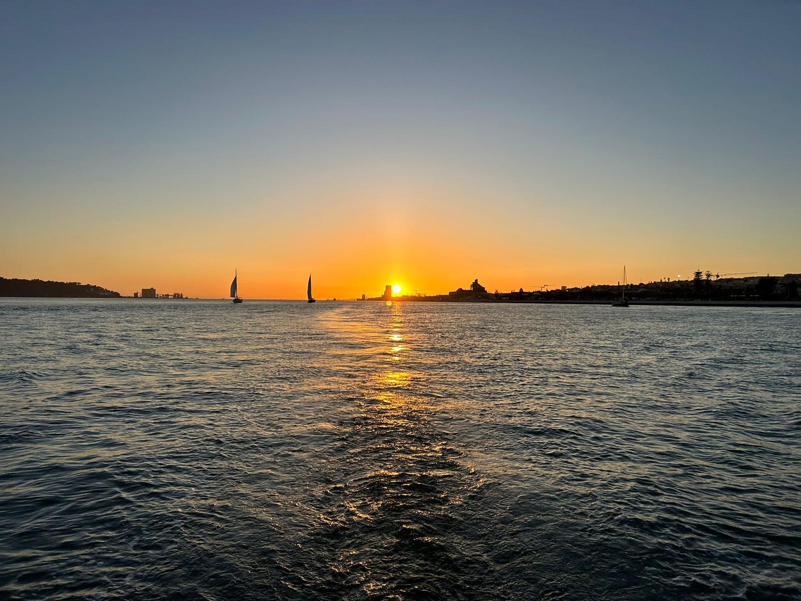 Lisbon Tagus River Sailboat Sunset Cruise